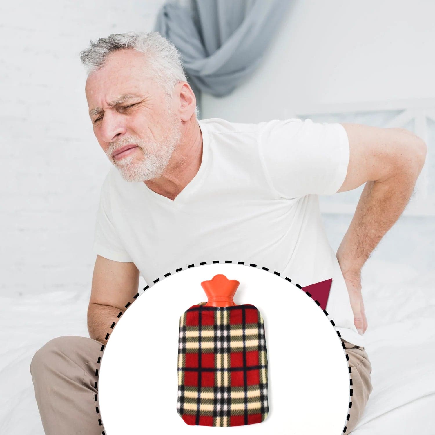 Hot Water Bottle Bag With Cover For Pain Relief (1 Pc) thumbnail 7