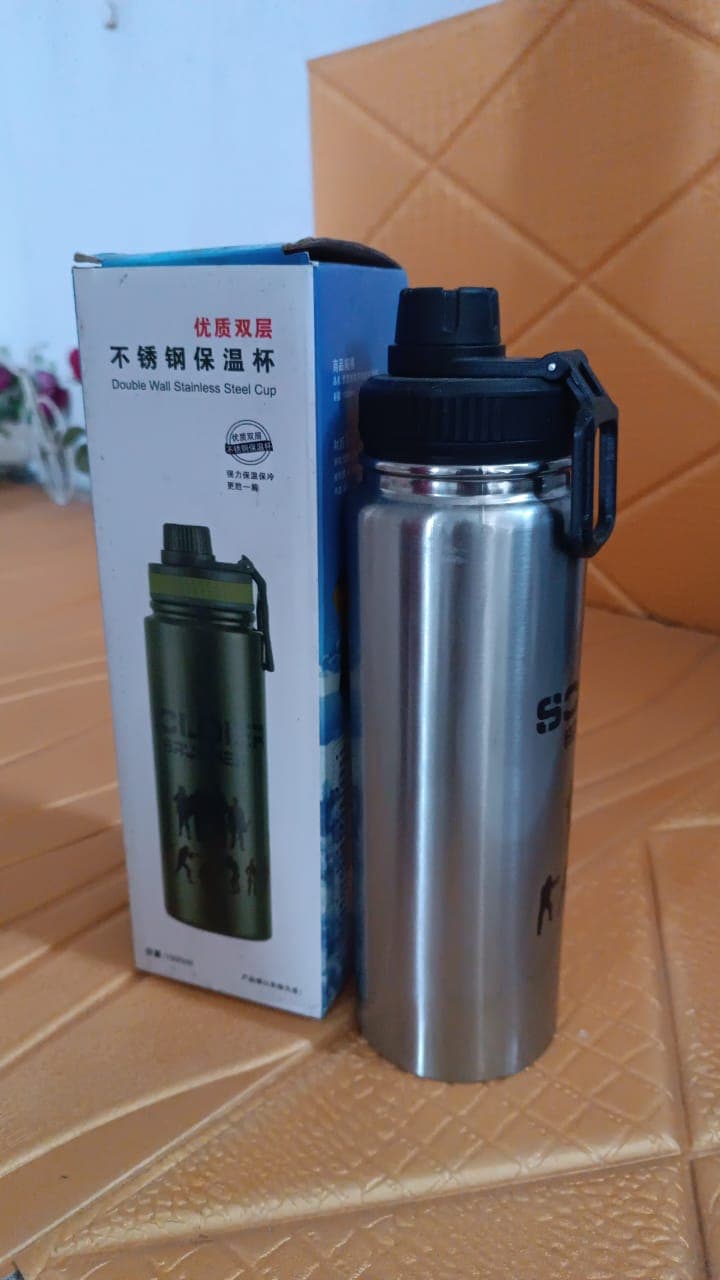 Vacuum Insulated Stainless Steel Bottle Stainless Steel (1000 ml / 1 Pc) thumbnail 8