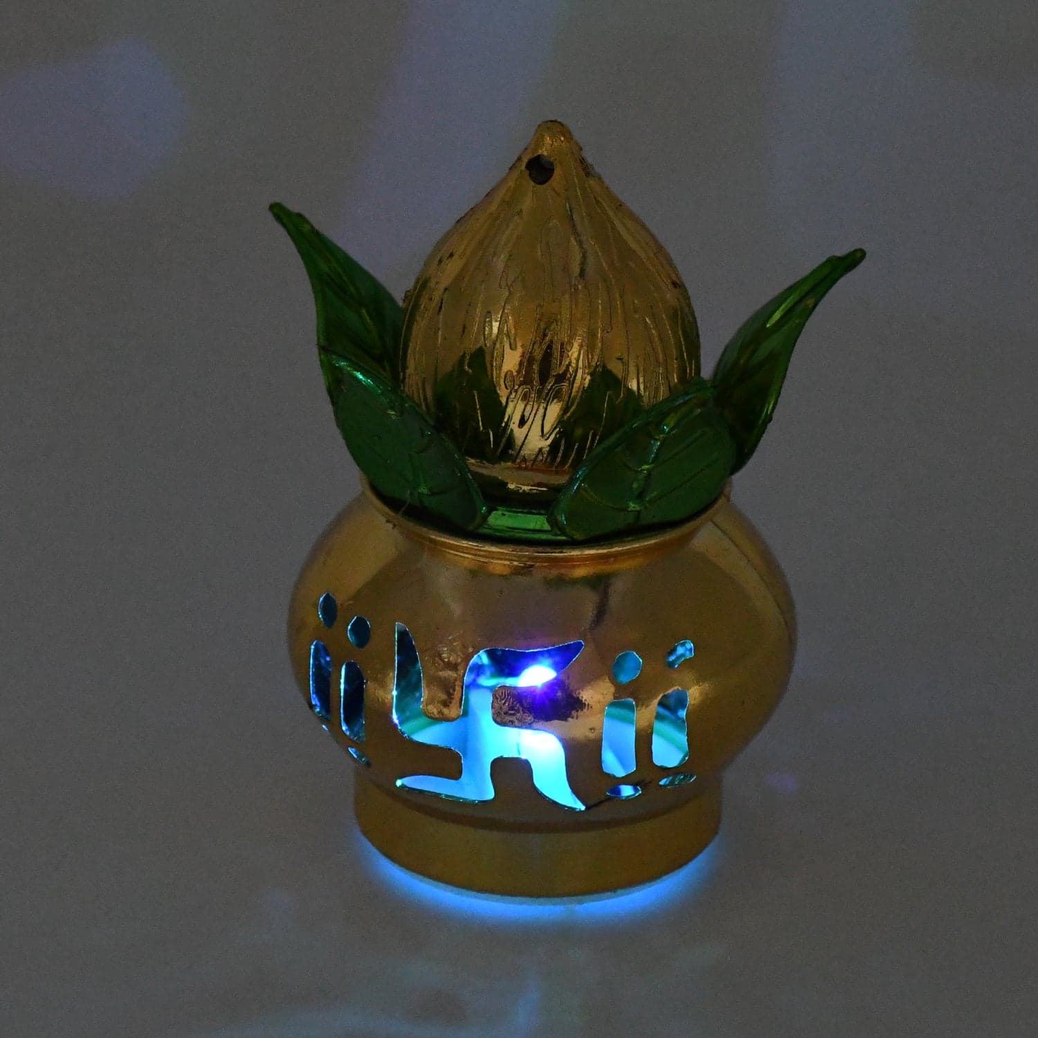 Gold Plated Eco Friendly Led Kalash For Pooja Mandir thumbnail 4
