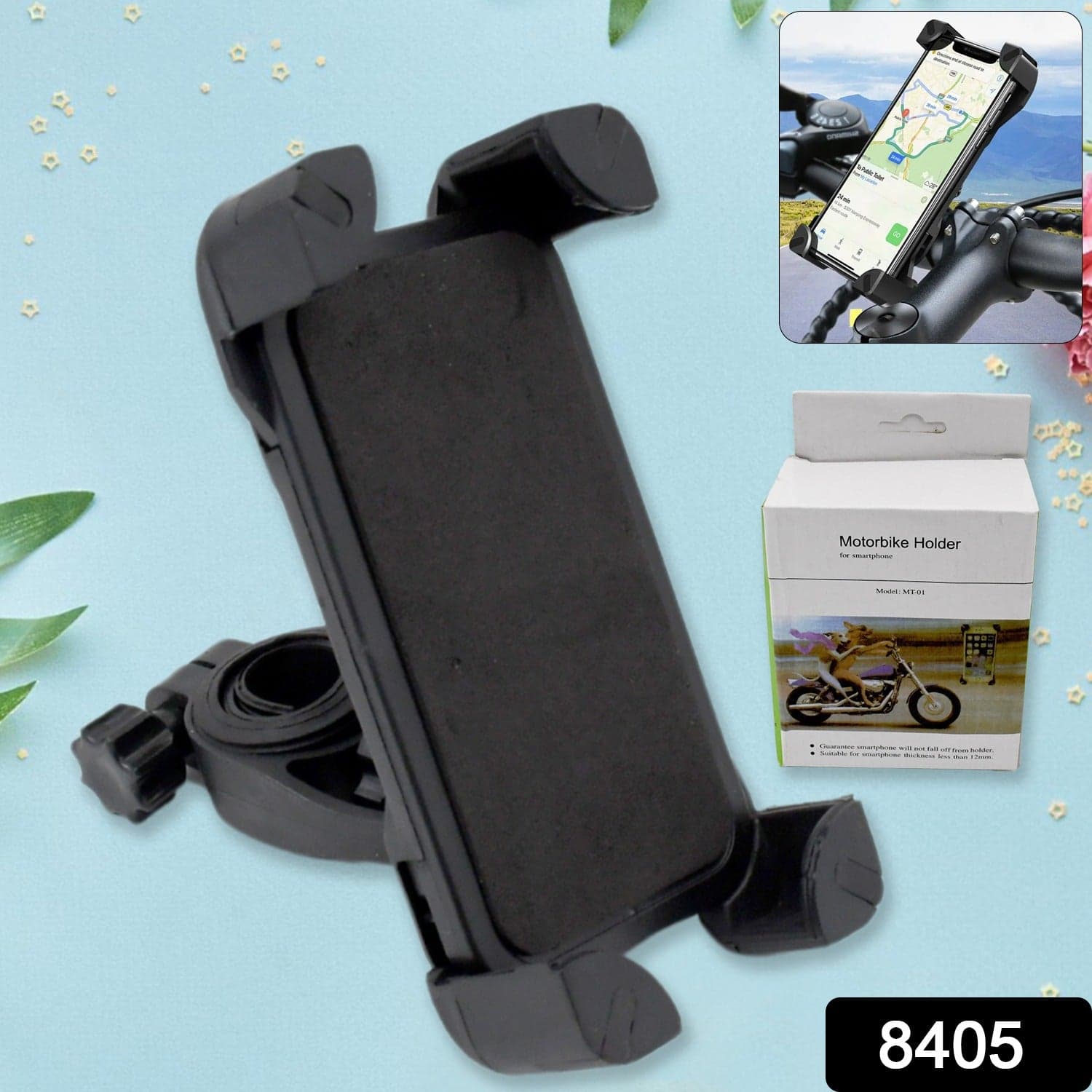 360° Rotation Phone Mount Motorbike Phone Holder (1 Pc) thumbnail 2