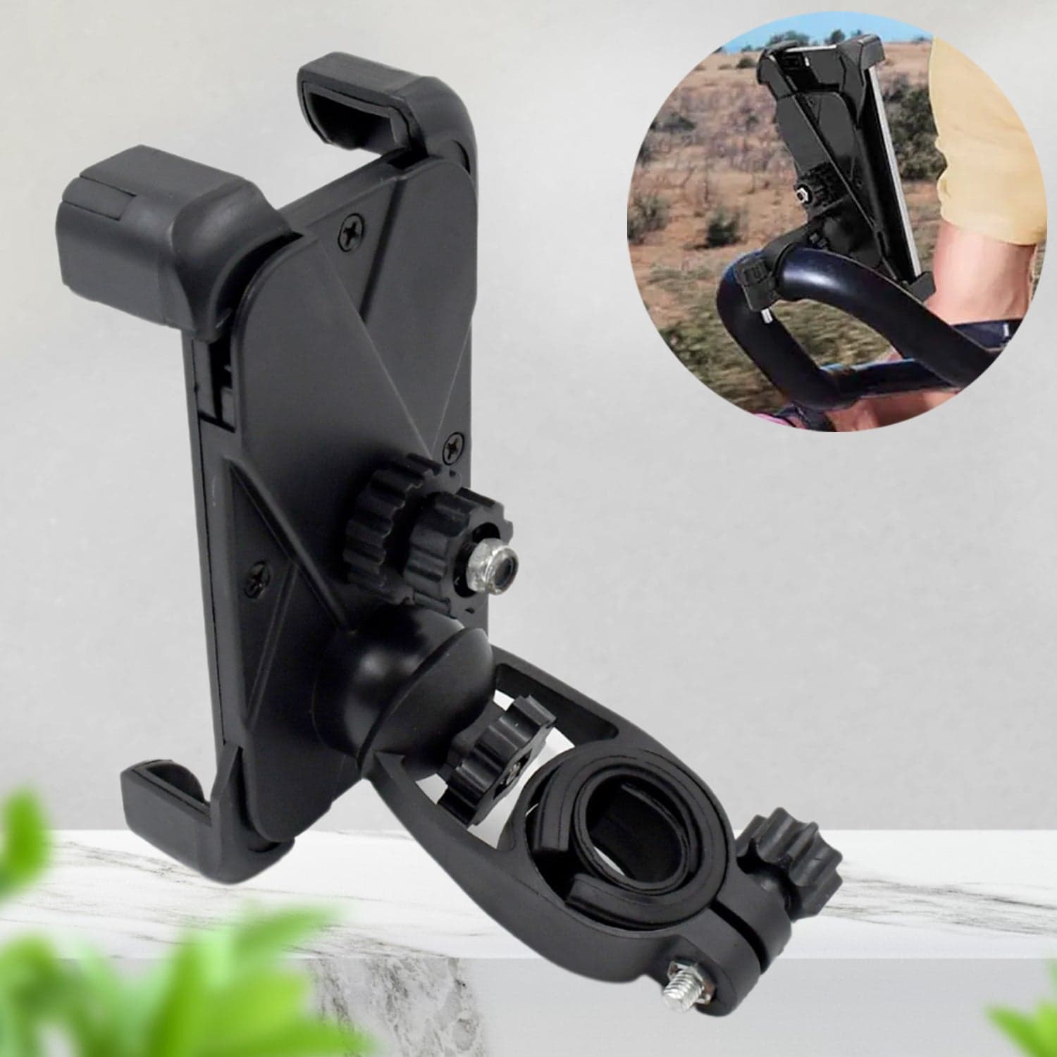 360° Rotation Phone Mount Motorbike Phone Holder (1 Pc) thumbnail 6