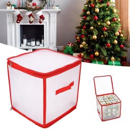 Storage Box Transparent PVC Zipper Sealed Lasting Sock Organizer with Compartment (30—30 CM / Inside Cardboard sheet)