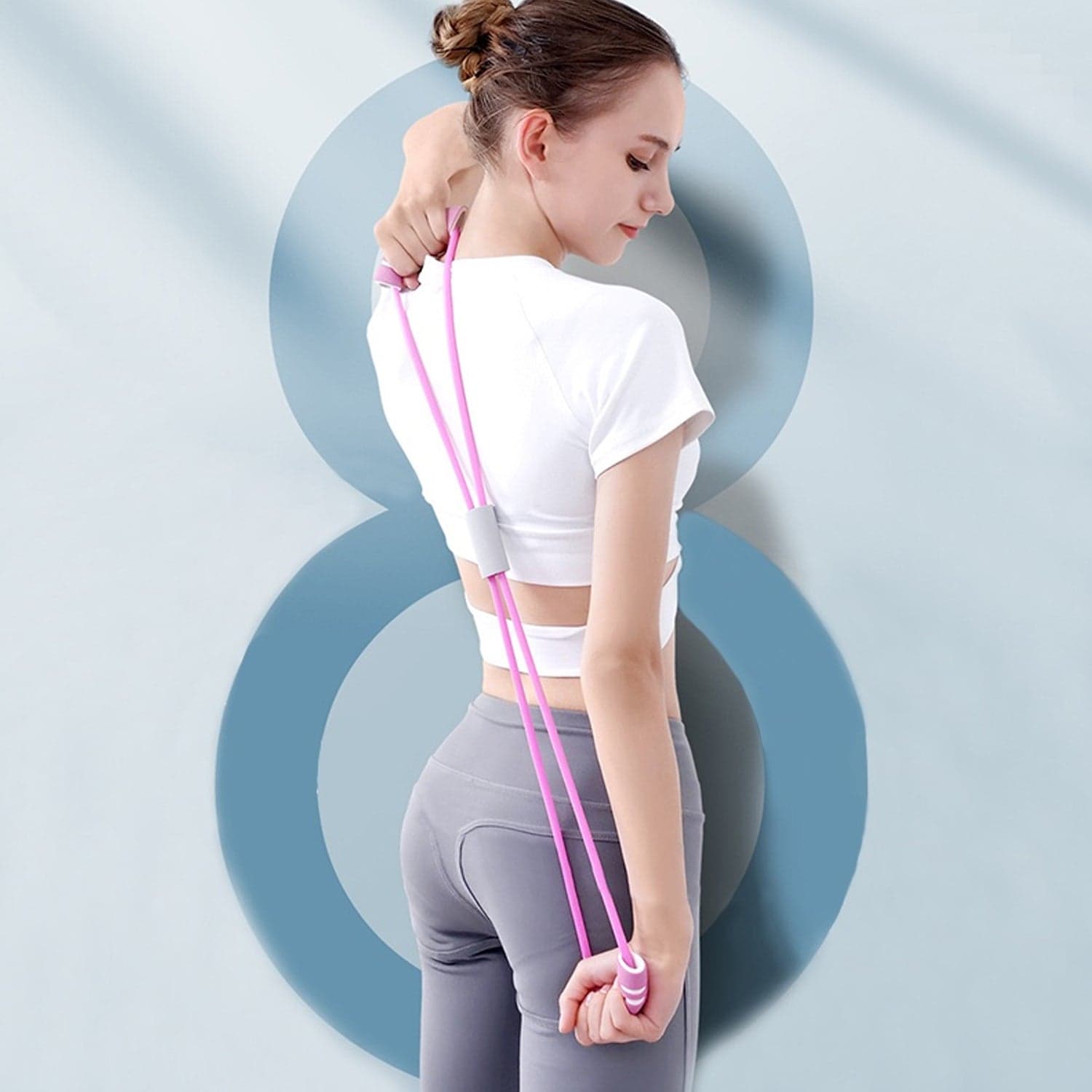 Sport Resistance Loop Band Yoga Bands Rubber Exercise Fitness Training Gym Strength Resistance Band thumbnail 6