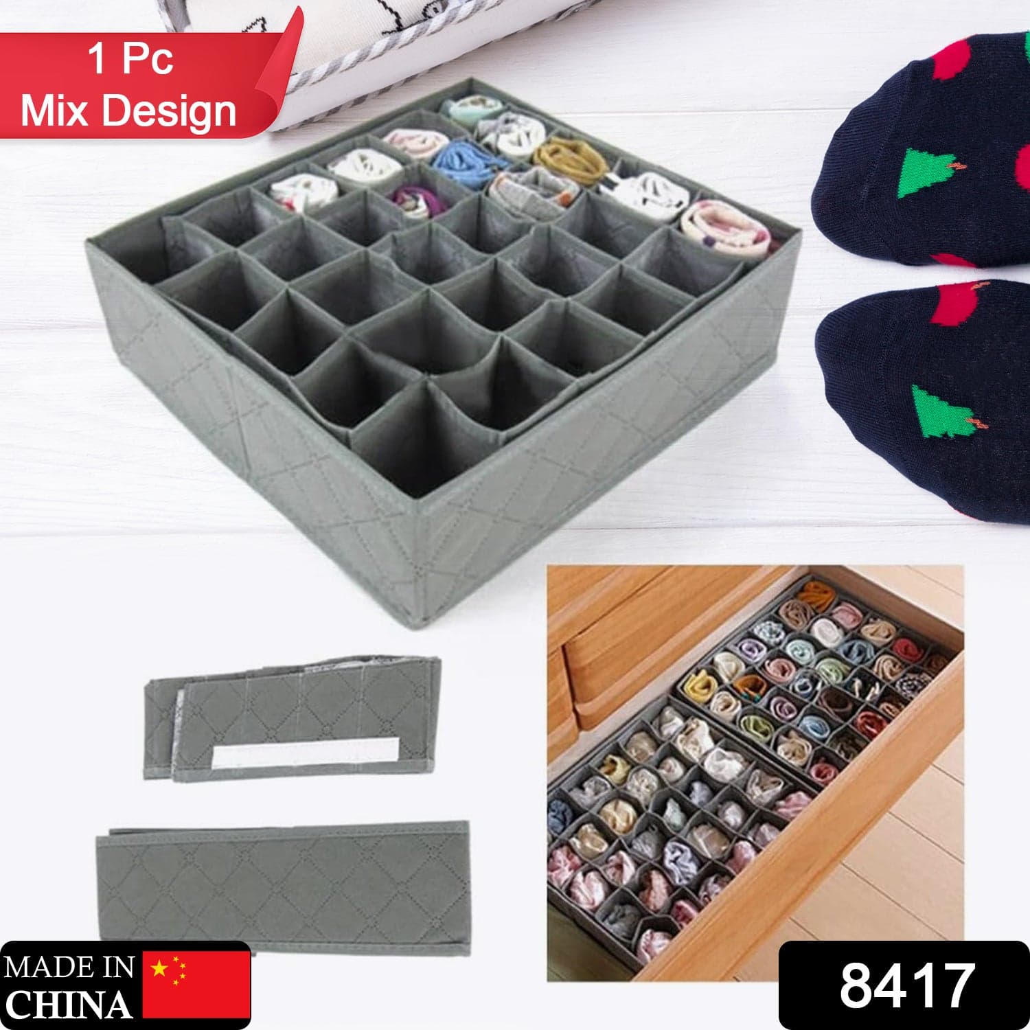 Folding Removable Tie Necktie Sock thumbnail 2