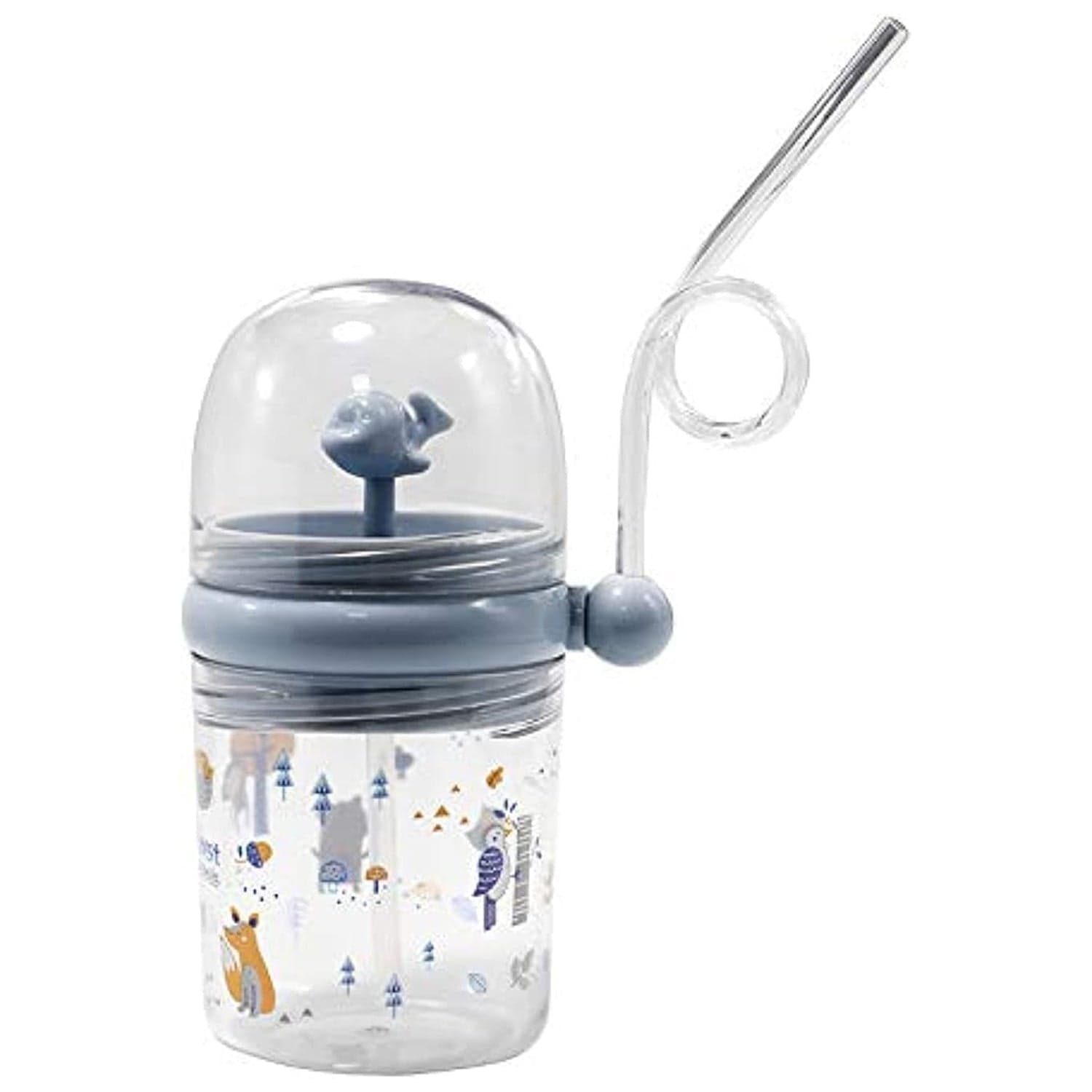Whale Spray Sippy Cup (1 Pc): Straw, Lid, Spill-Proof, Fun Water Play thumbnail 5