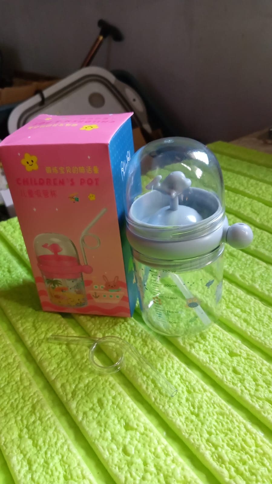 Whale Spray Sippy Cup (1 Pc): Straw, Lid, Spill-Proof, Fun Water Play thumbnail 8