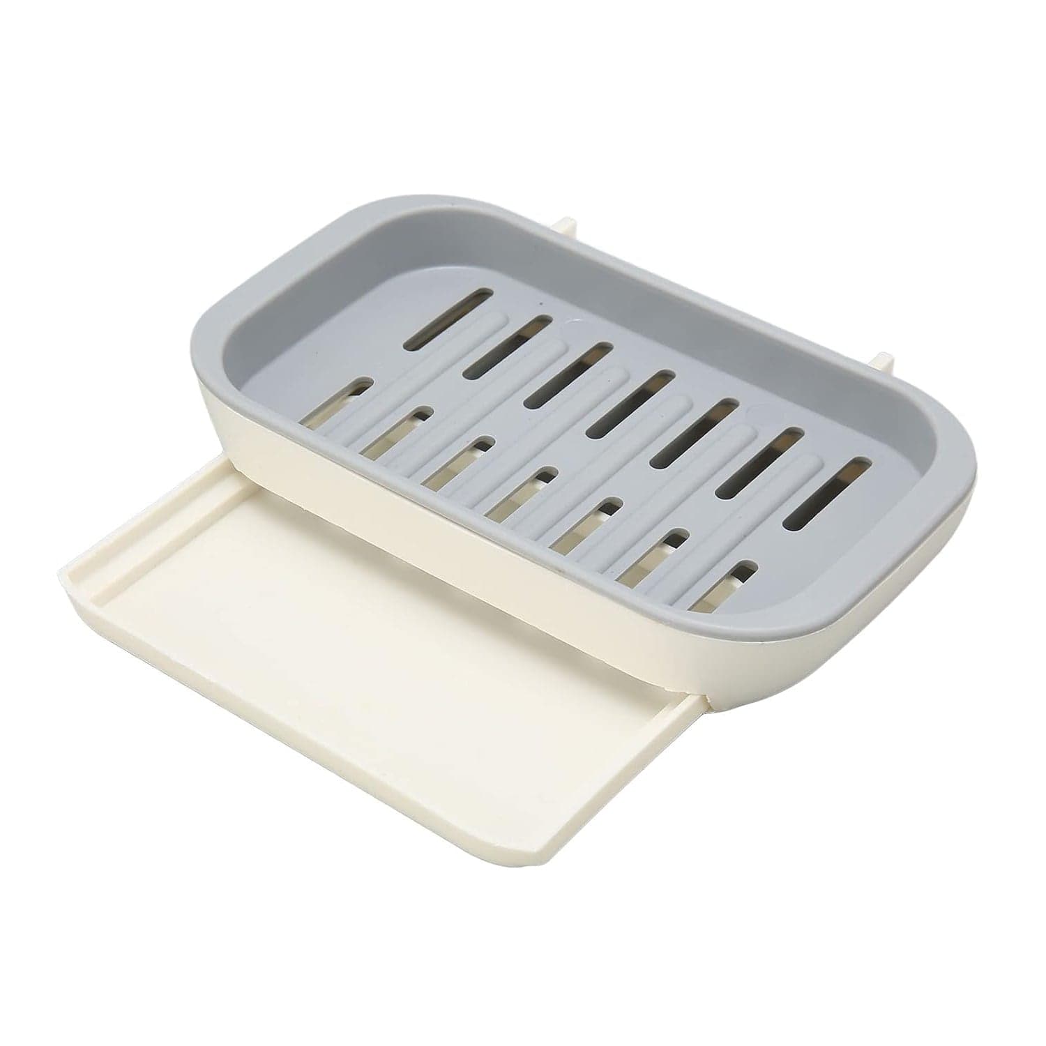 Bathroom Soap Holder, Soap Dish Container, Soap Case For Water Draining, Soap Holder Tray With Adhesive Sticker ,Sabudani thumbnail 4