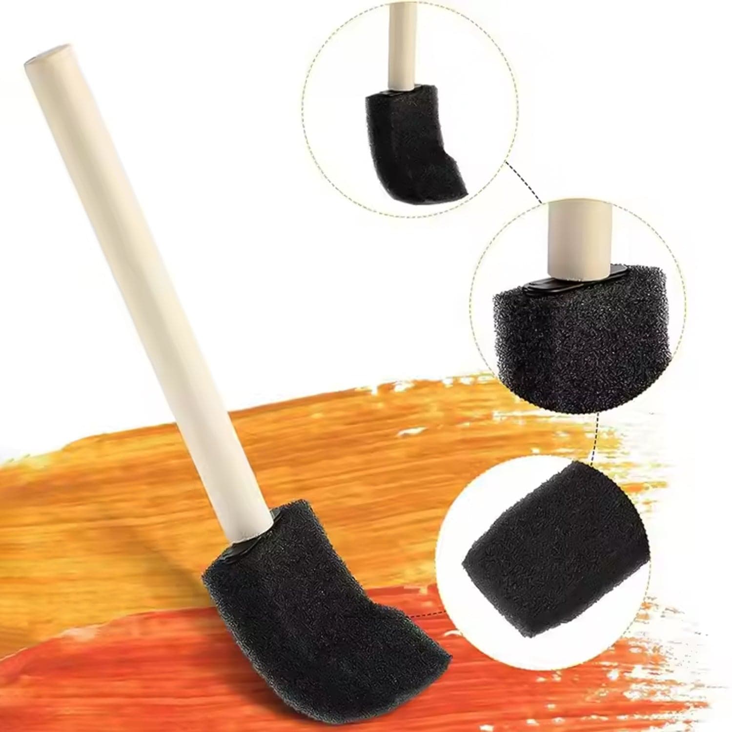 Multipurpose Sponge Brushes for Painting with Wooden Handles thumbnail 4