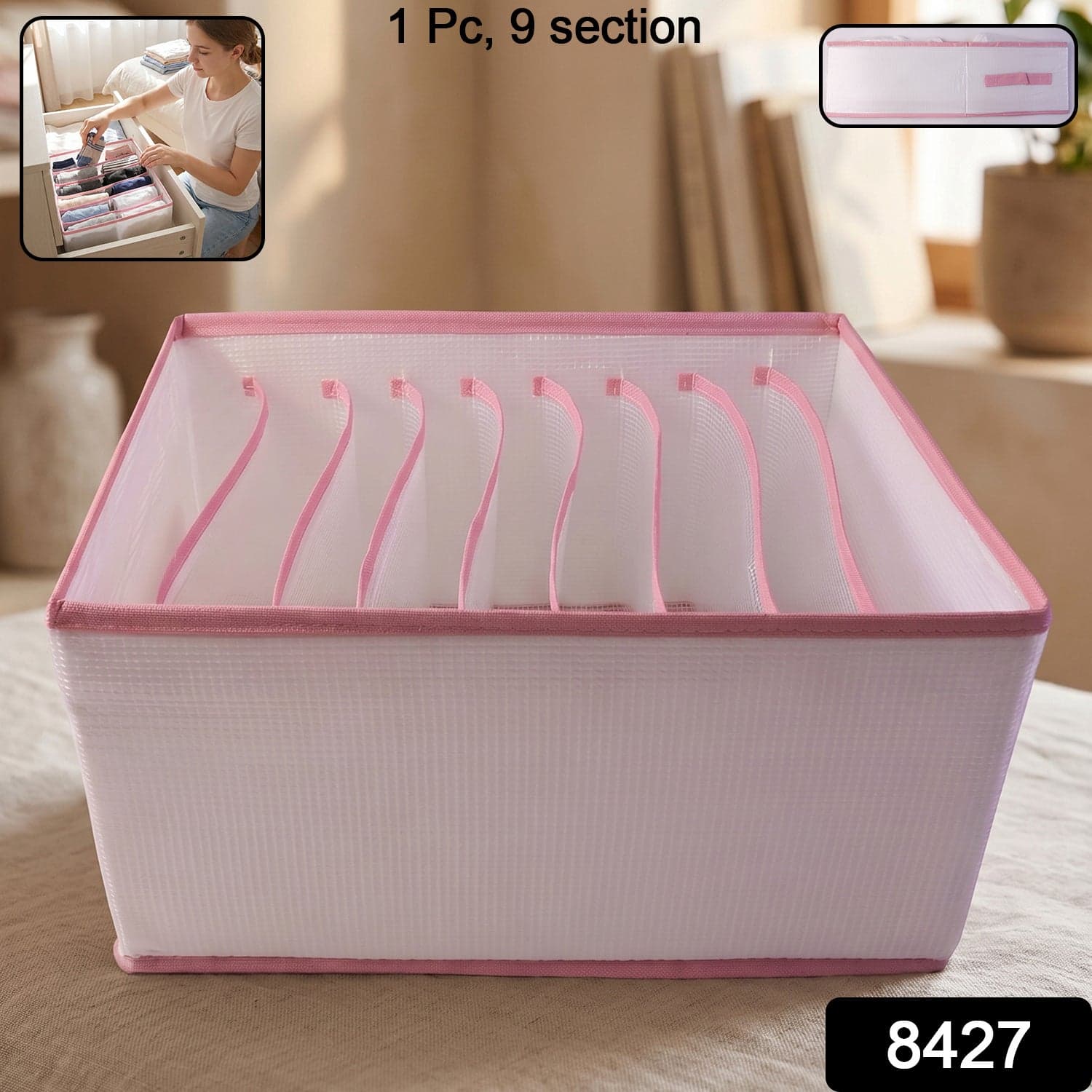 Clothes Storage Organizer the Foldable, Space-Saving & Durable Fabric thumbnail 2