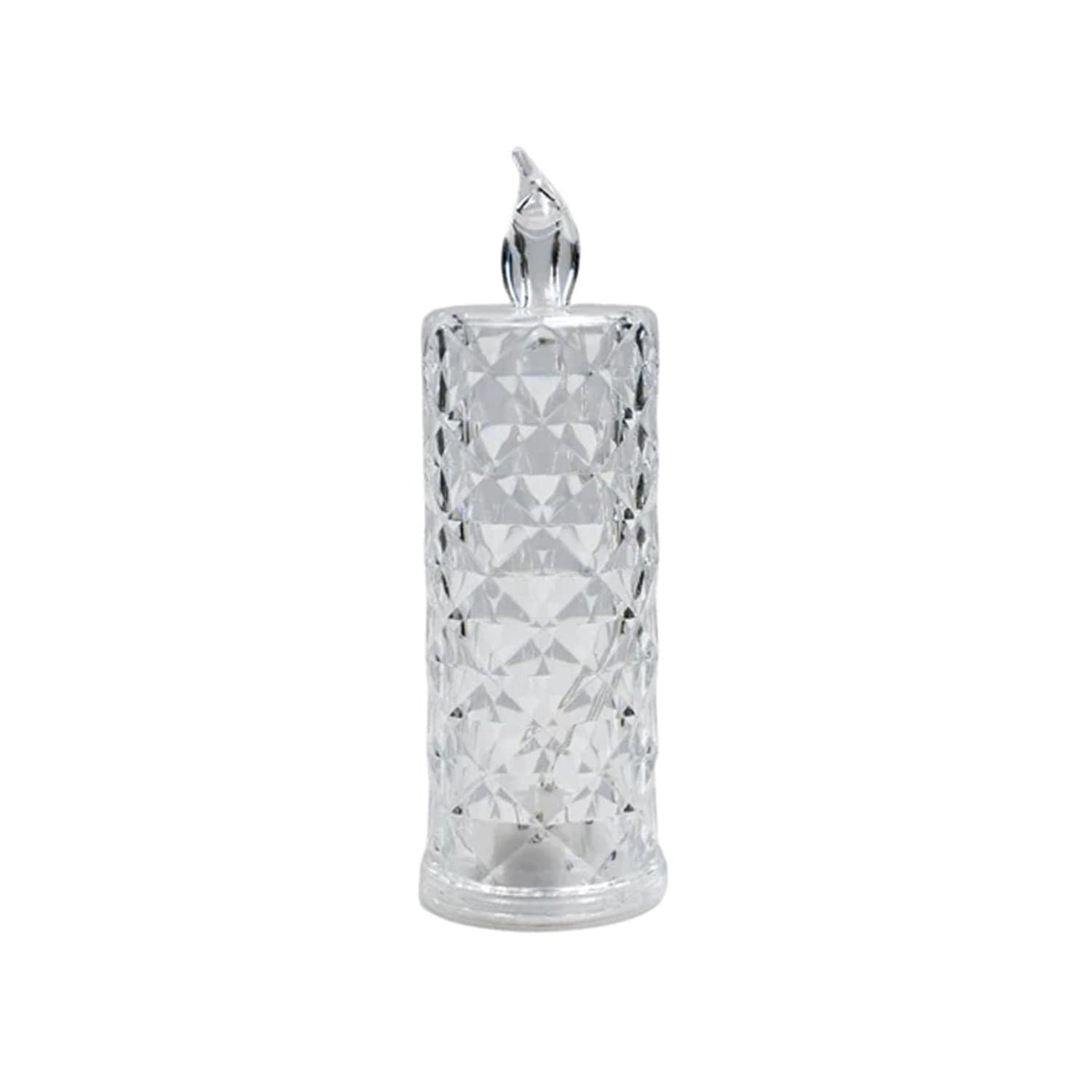 Rose Candles Led Flameless And Smokeless Decorative Acrylic Transparent Candles Led Tea Light Candle Perfect For Gifting thumbnail 4