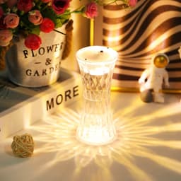 Crystal Table Lamp Of Universal Soft Night Light & Study