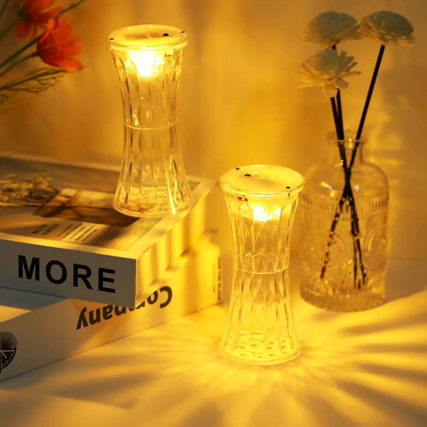 Crystal Table Lamp Of Universal Soft Night Light & Study thumbnail 4
