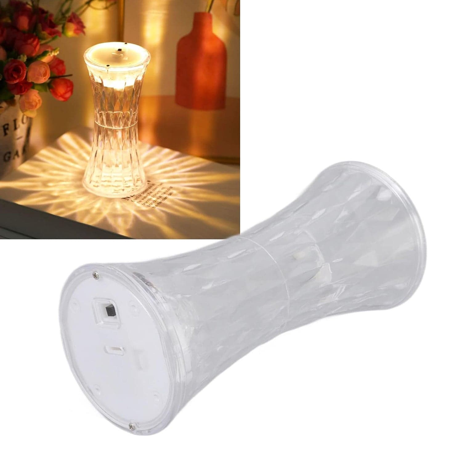 Crystal Table Lamp Of Universal Soft Night Light & Study thumbnail 7