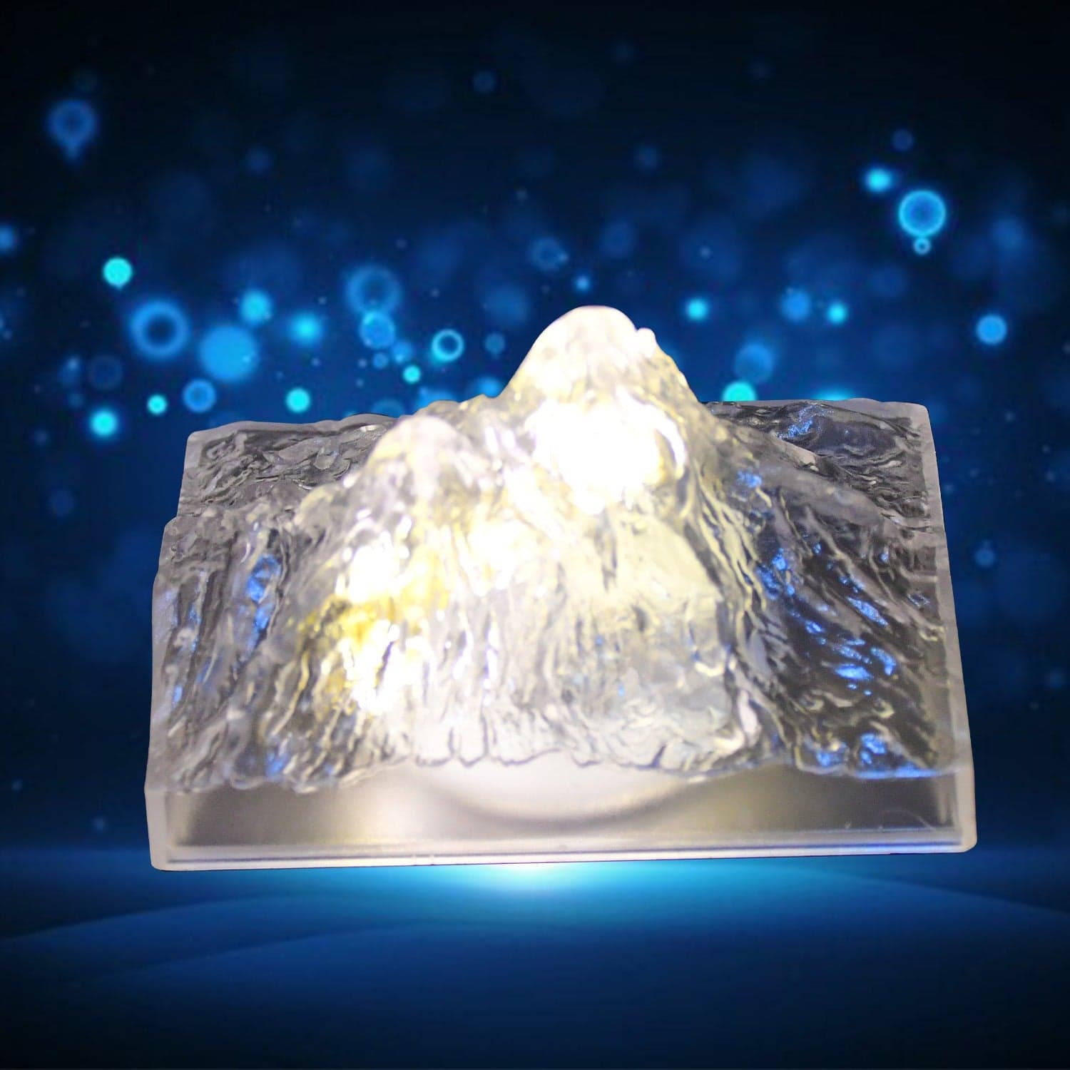 Unique Plastic Night Light: Flameless LED, Diwali (Iceberg Design, Gift) thumbnail 3