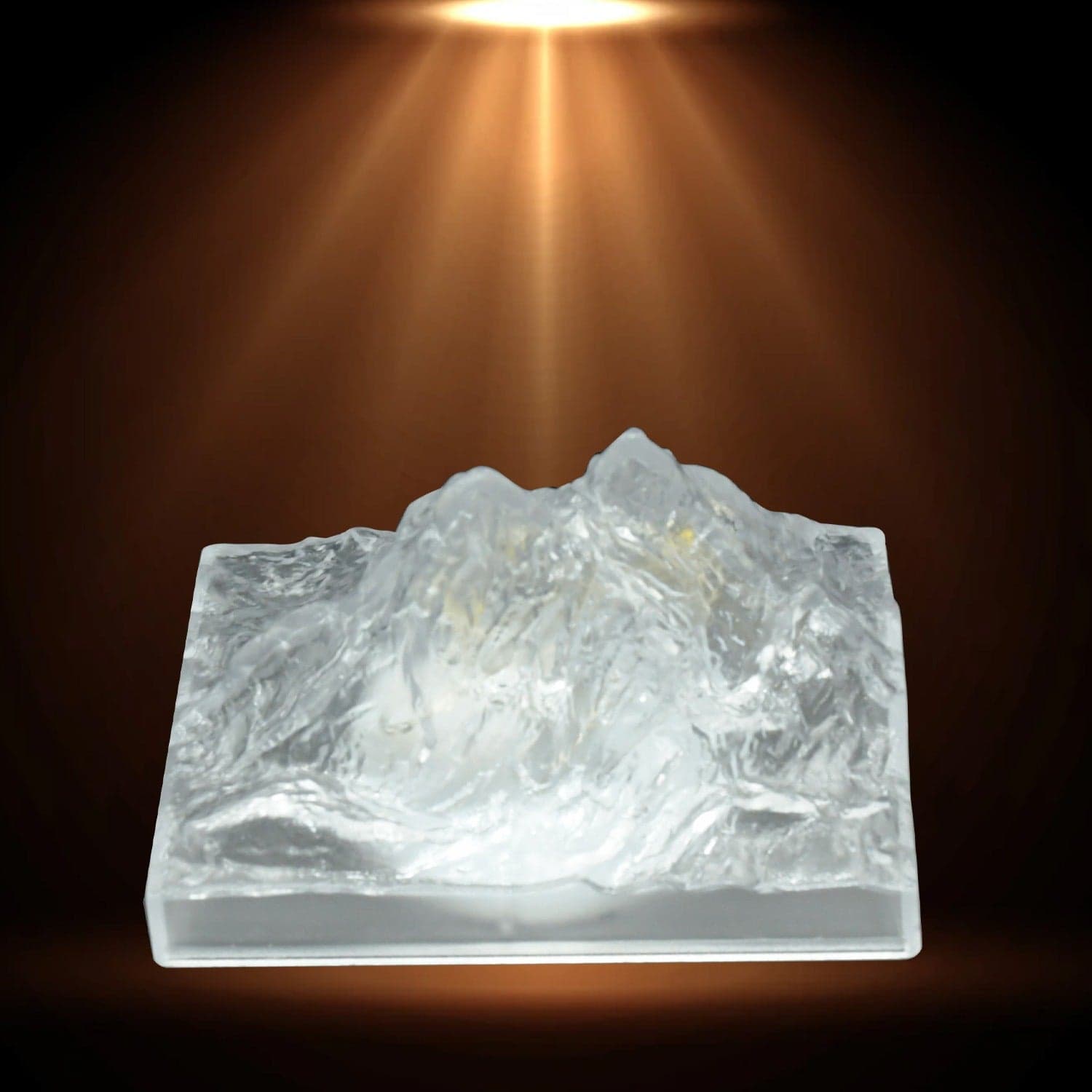 Unique Plastic Night Light: Flameless LED, Diwali (Iceberg Design, Gift) thumbnail 4