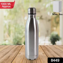 Stainless Steel Water Bottle Approx 1000Ml 1 Pc