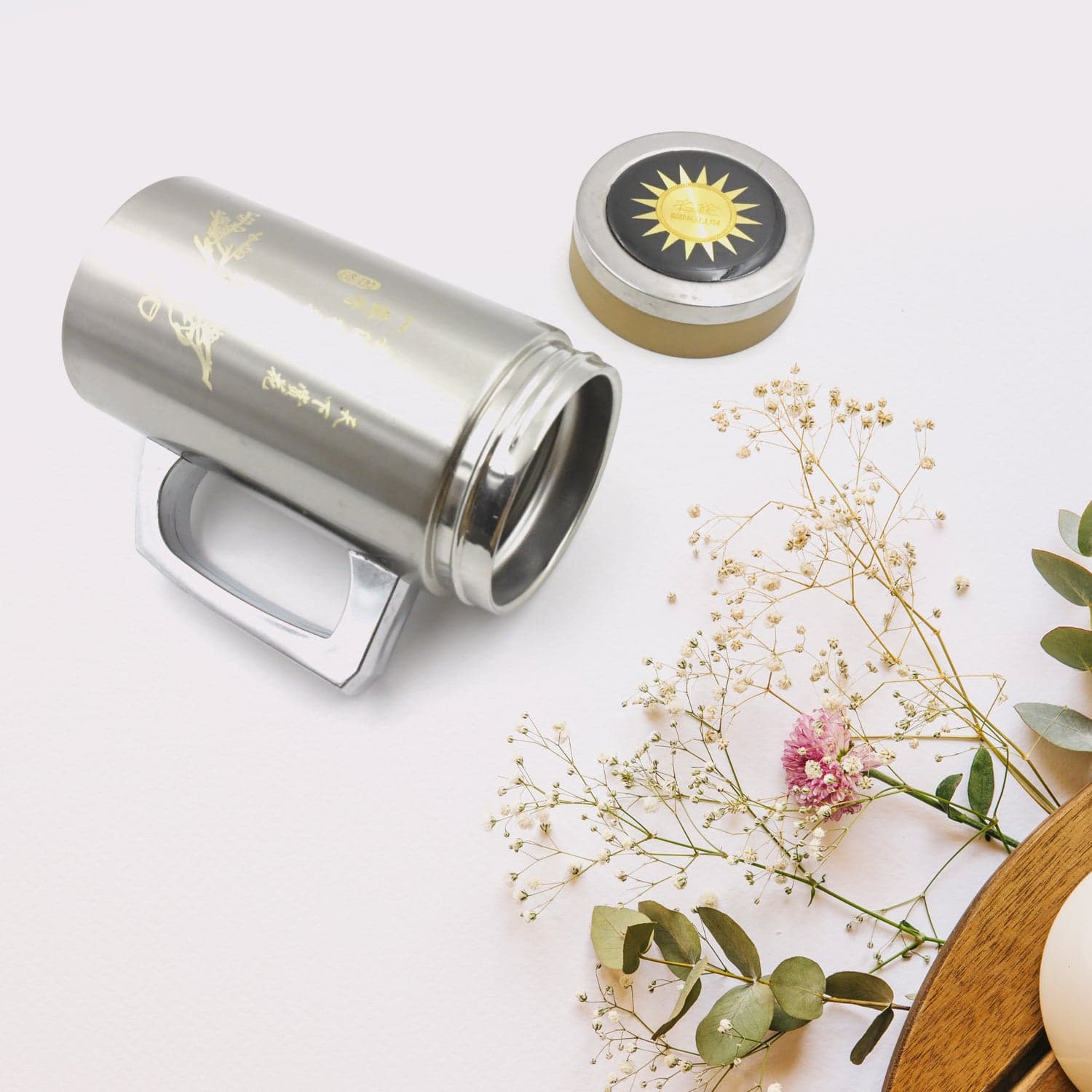 Multifunctional Double-Wall Thermos Water Bottles, Spill Proof With Leakproof Drinking Cup For Office Mug, Home, Travel, School (400Ml) thumbnail 3