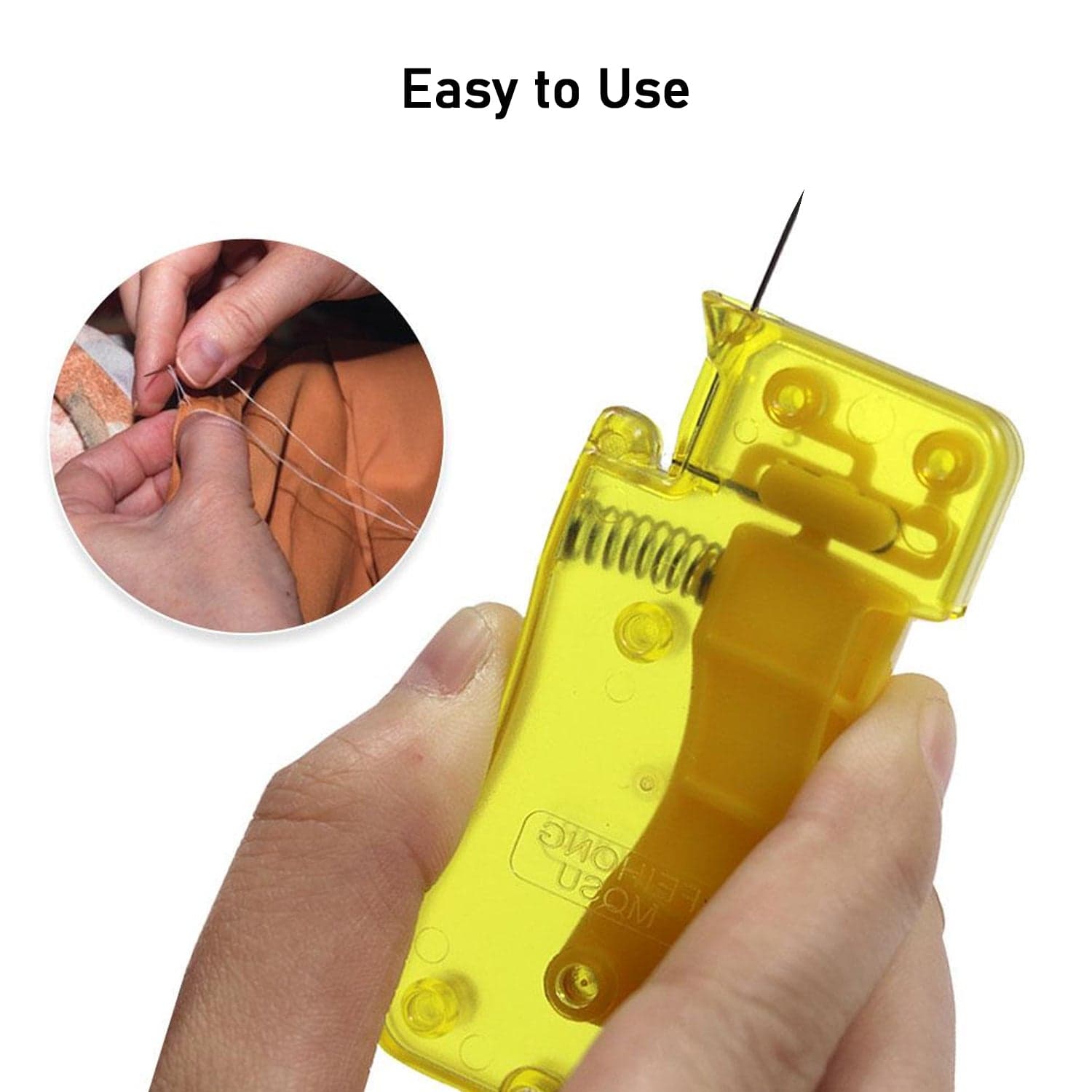 Needle Threader, Stylish Appearance Comfortable Grip Lightweight Portable Automatic Needle Threader For Sewing For Home (1 Pc) thumbnail 6