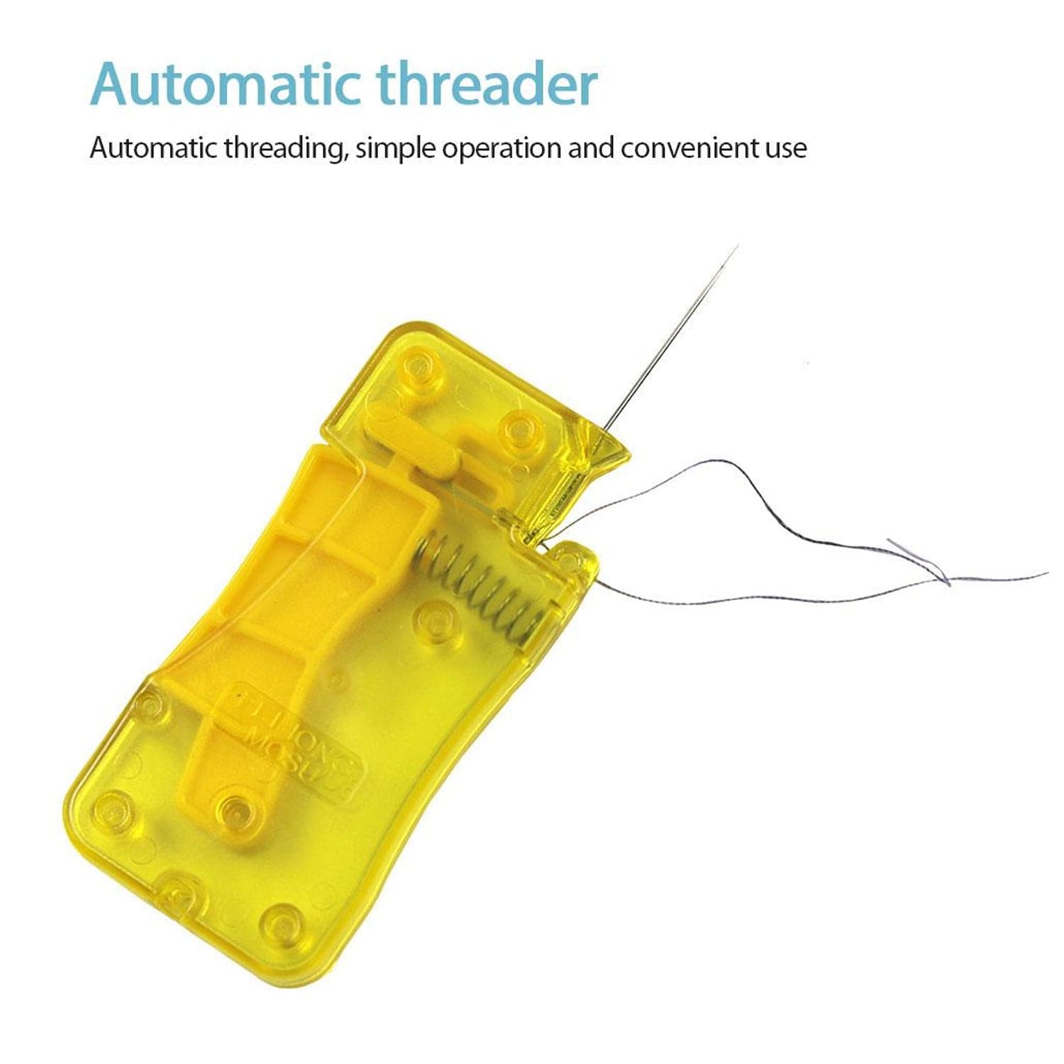 Needle Threader, Stylish Appearance Comfortable Grip Lightweight Portable Automatic Needle Threader For Sewing For Home (1 Pc) thumbnail 7