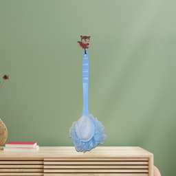 Long Handle Shower Puff Pouf Sponge Exfoliating Mesh Brush Scrubber ID-8458