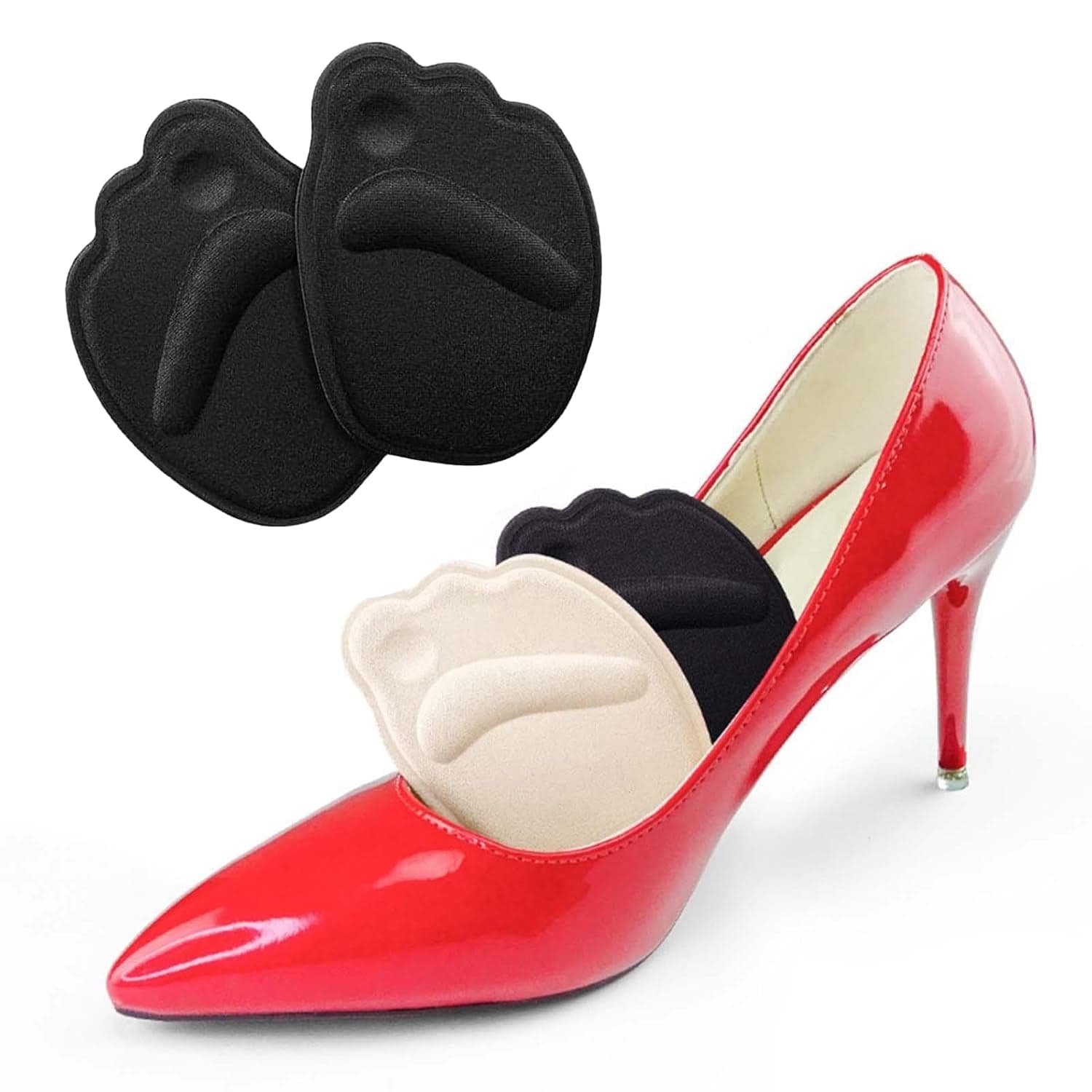 High Shoe Heel Cushion Inserts Non Slip Prevent Calluses Insole Pads (1 Pair) thumbnail 6