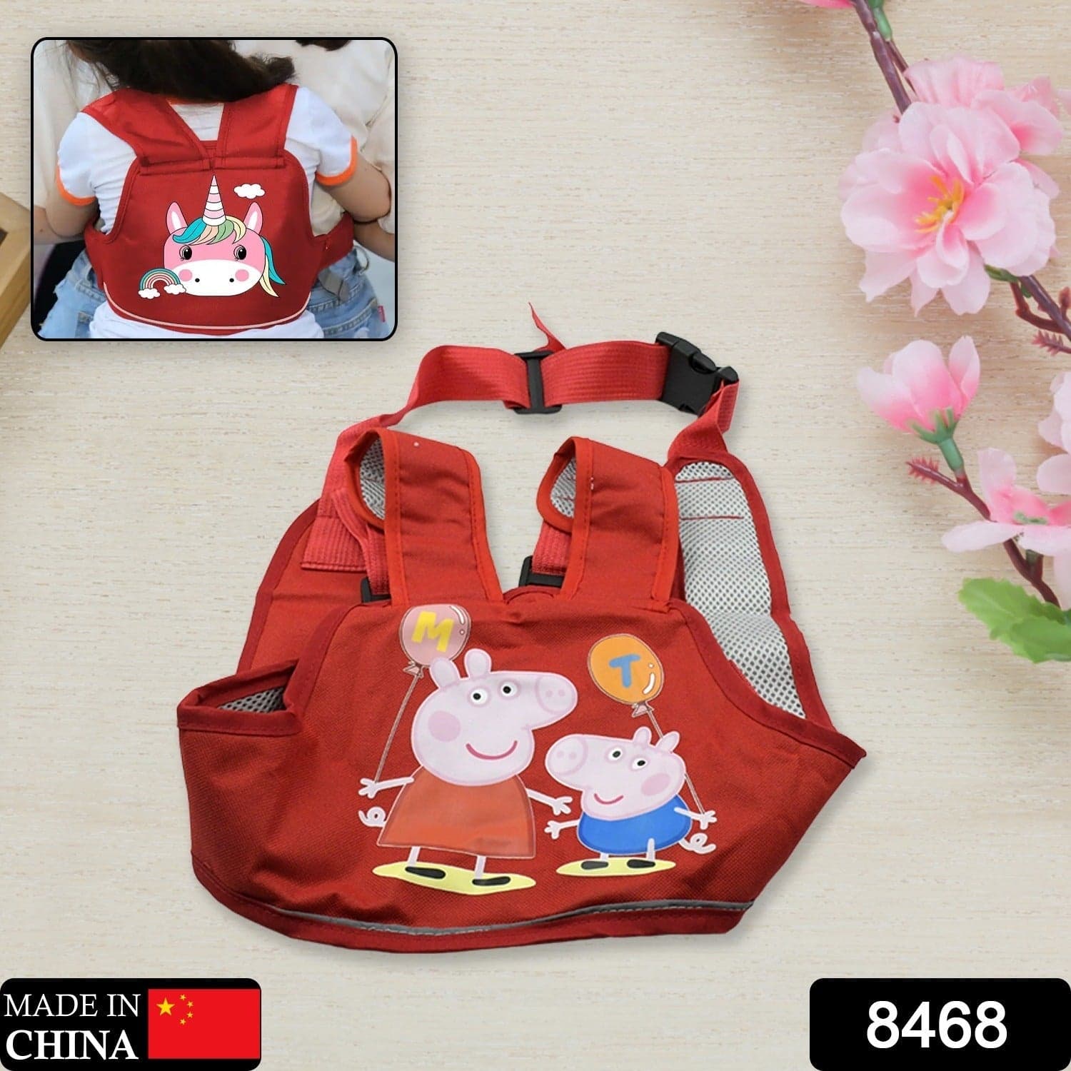 Protect Your Precious Cargo: Baby Safety Belt for Carrier (1 Pc) - Two Wheeler Safety thumbnail 2