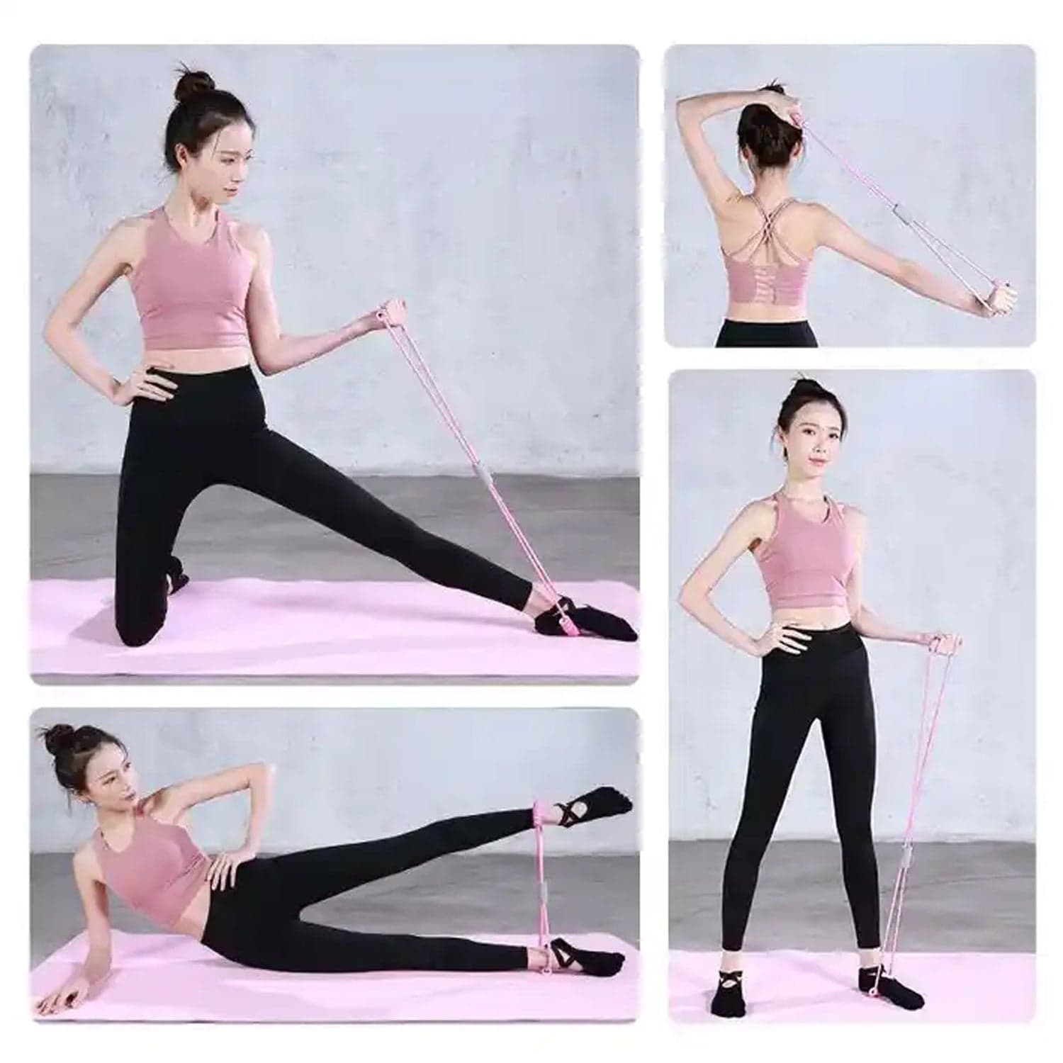 Sport Resistance Loop Band (1 Pc): Exercise, Yoga, Fitness, Mix Color thumbnail 3