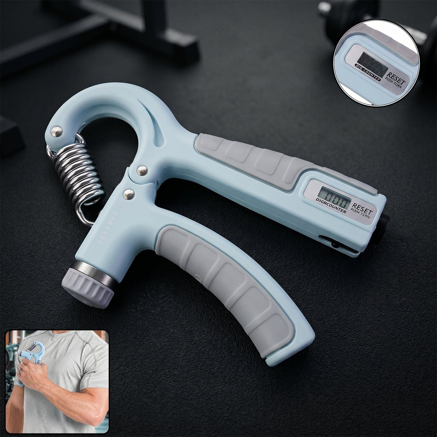 Adjustable Hand Grip Strengthener the Enhance grip & forearm power thumbnail 1