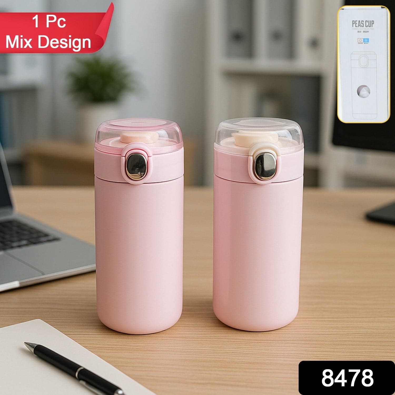 Water Bottle for Kids of Insulated Vacuum Stainless Steel Bottle (300 ML Approx) thumbnail 2