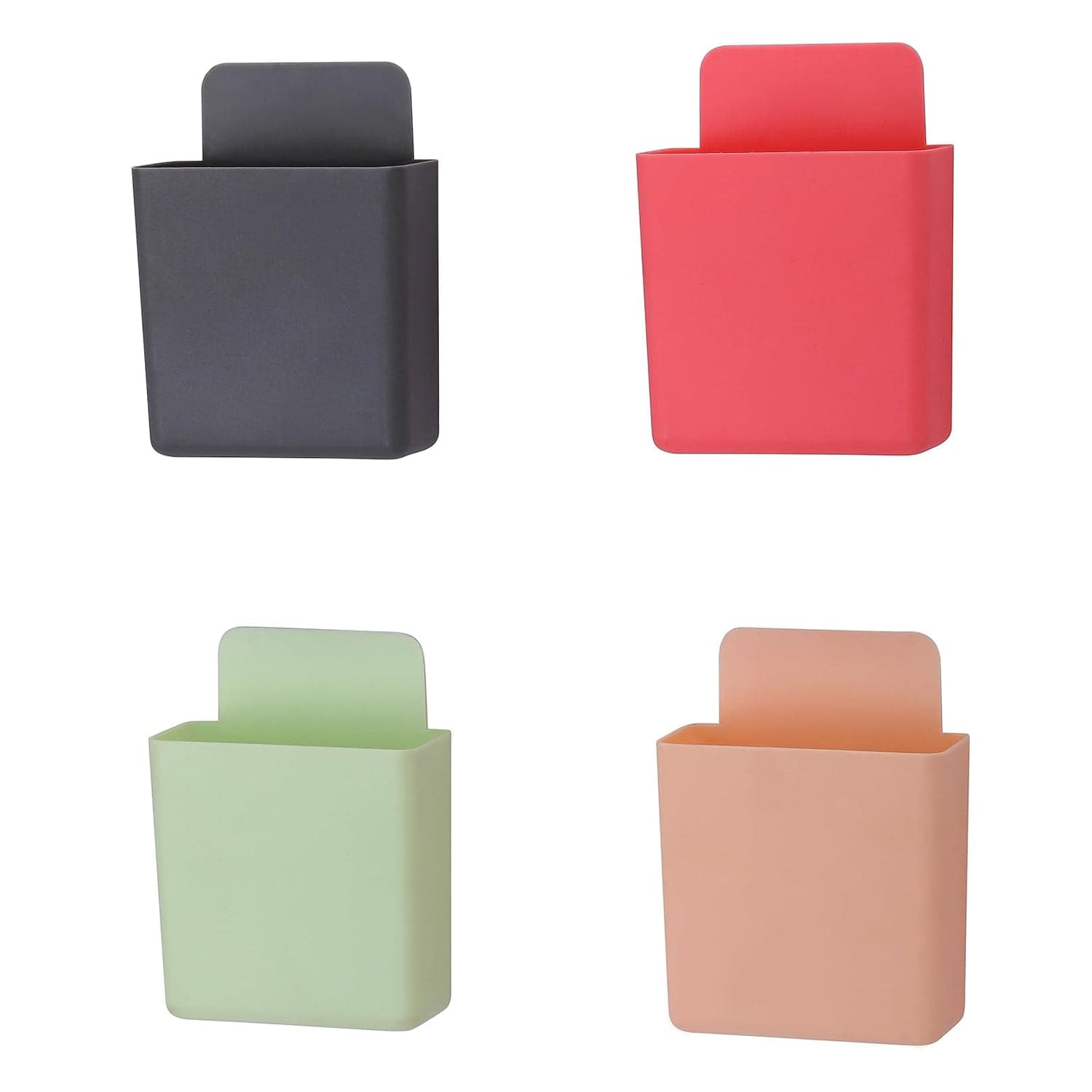 Multipurpose Plastic Wall Mounted Remote & Mobile Holder Stand of (Pack of 4) thumbnail 4