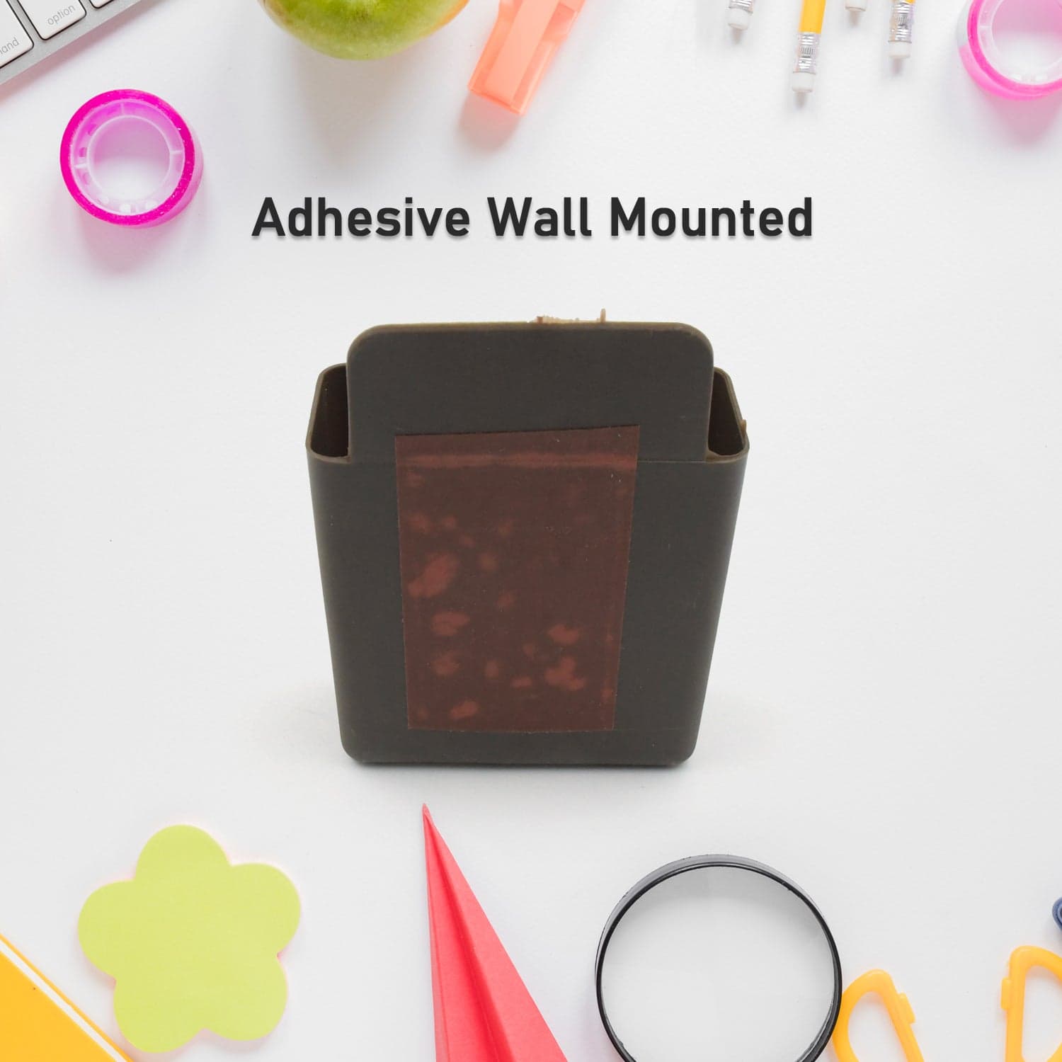 Multipurpose Plastic Wall Mounted Remote & Mobile Holder Stand of (Pack of 4) thumbnail 5