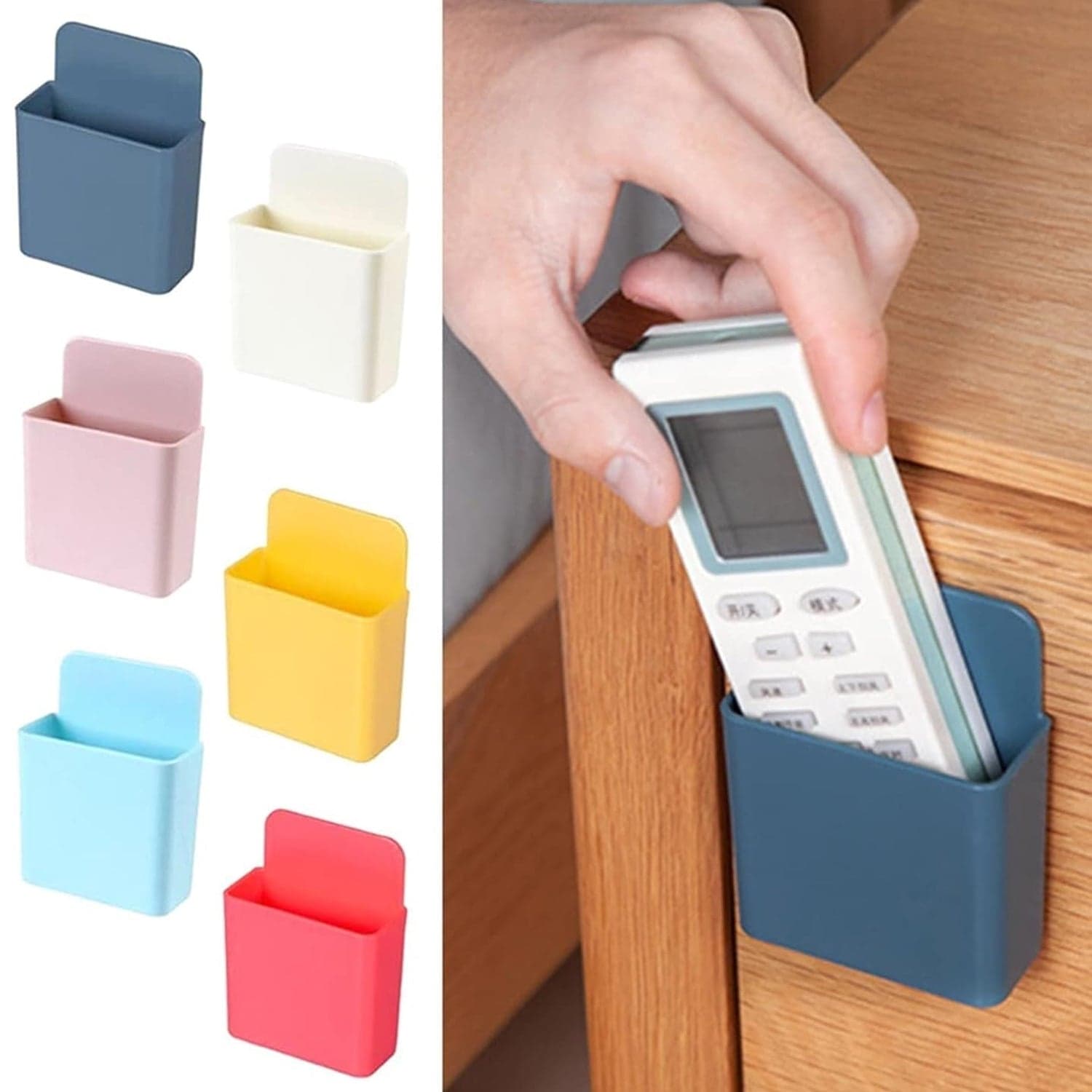 Multipurpose Plastic Wall Mounted Remote & Mobile Holder Stand of (Pack of 4) thumbnail 6