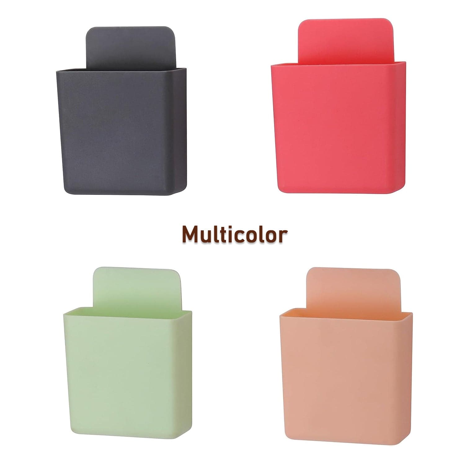 Multipurpose Plastic Wall Mounted Remote & Mobile Holder Stand of (Pack of 4) thumbnail 8