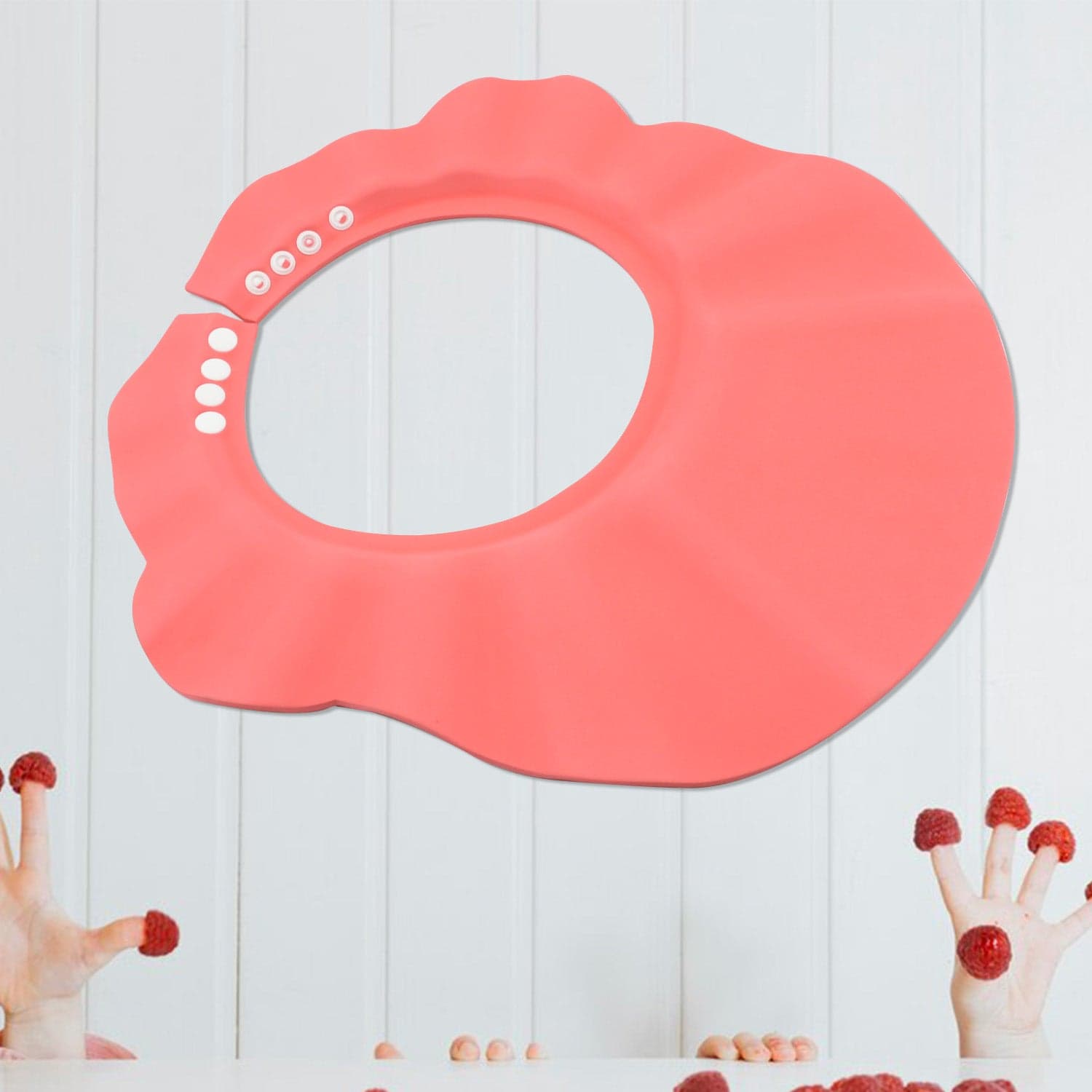 Tear-Free Bath Time: Adjustable Baby Shower Cap (Protects Eyes & Ears) thumbnail 2