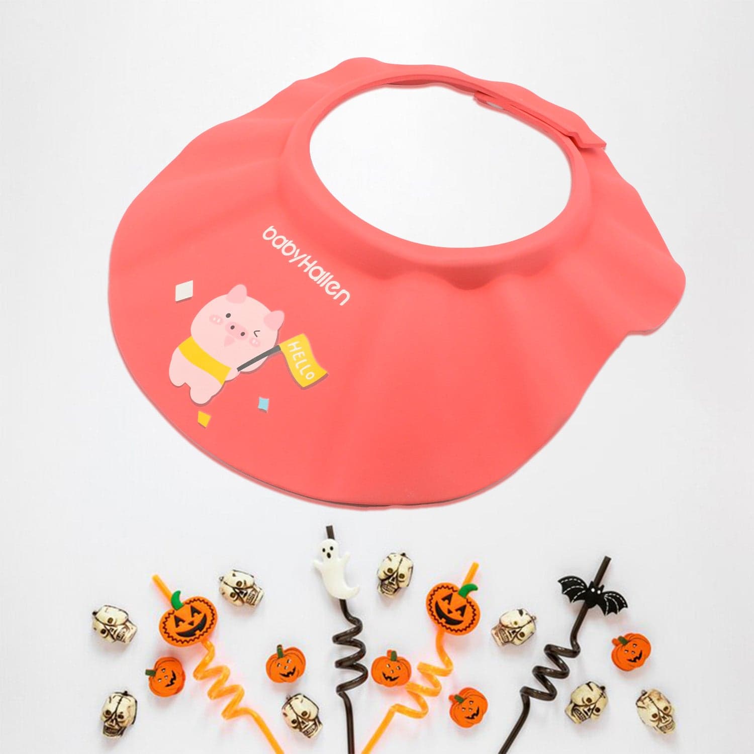 Tear-Free Bath Time: Adjustable Baby Shower Cap (Protects Eyes & Ears) thumbnail 5