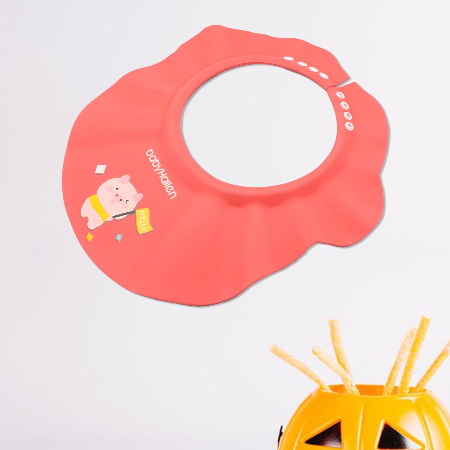 Tear-Free Bath Time: Adjustable Baby Shower Cap (Protects Eyes & Ears) thumbnail 7