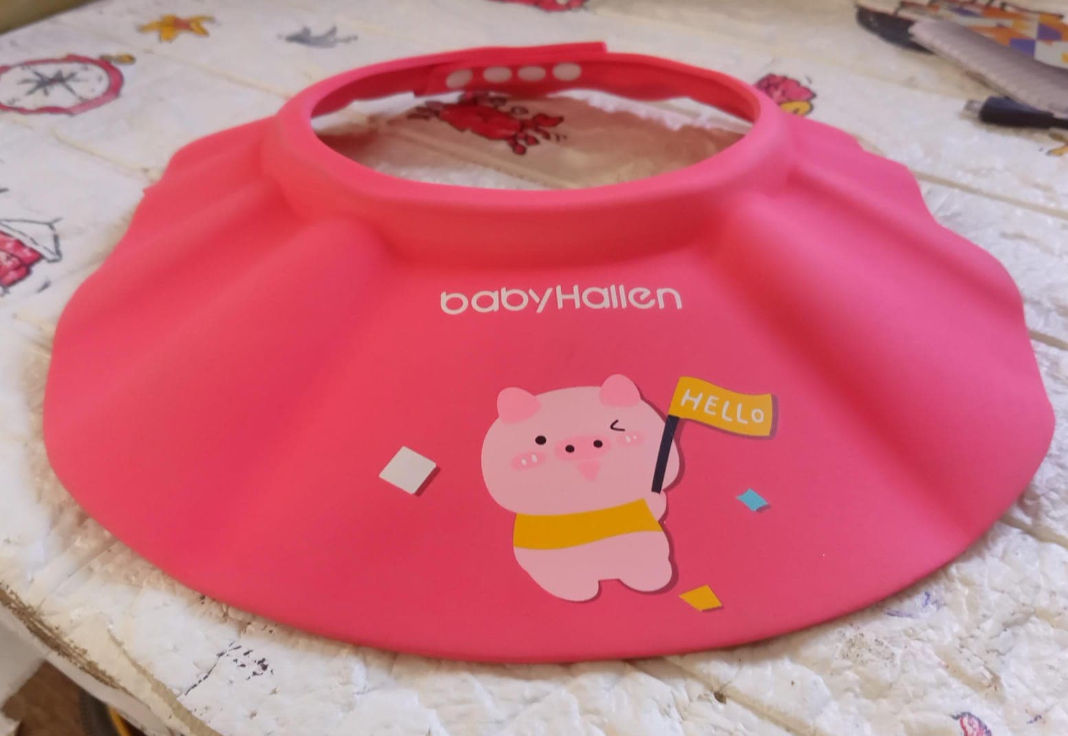 Tear-Free Bath Time: Adjustable Baby Shower Cap (Protects Eyes & Ears) thumbnail 8