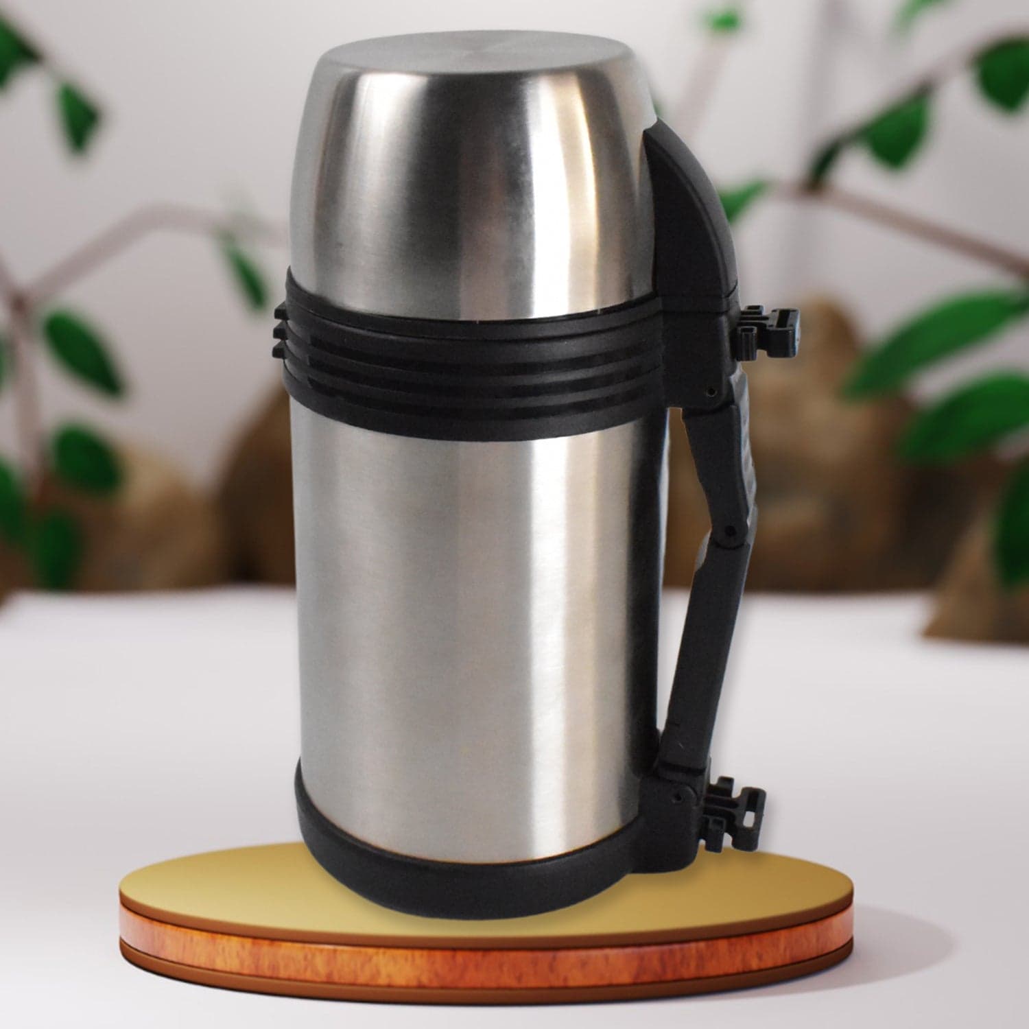 Portable Stainless Steel Coffee Tea Vacuum Flask Bottle (1200ml / 1.2L / 1 Pc) thumbnail 4