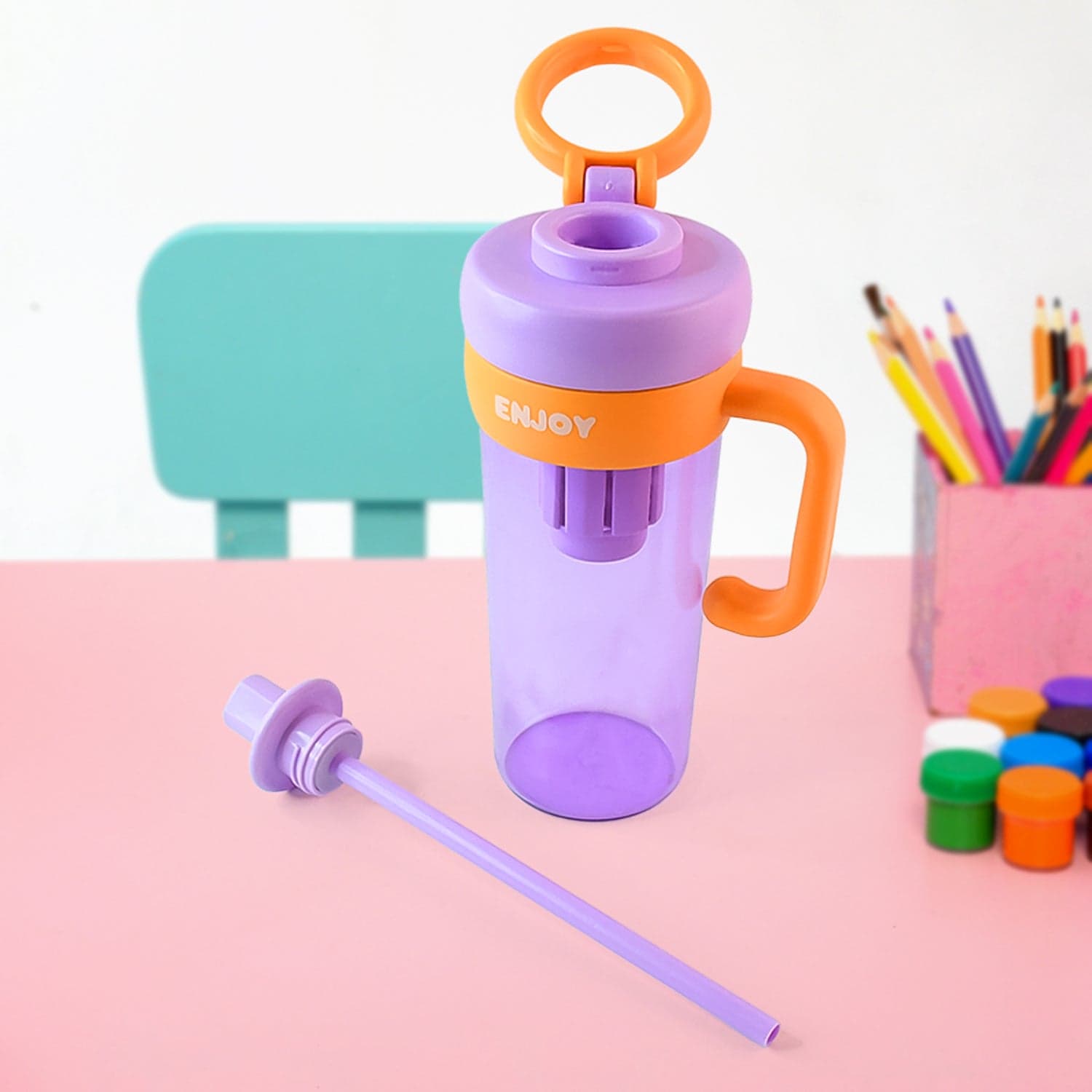 Premium Plastic Water Bottle Approx 600Ml 1 Pc thumbnail 5