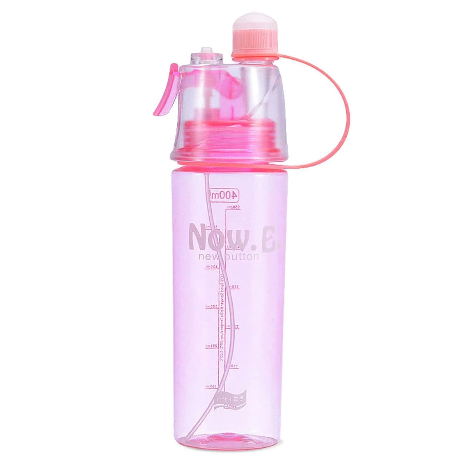 Plastic 2 In 1 Mist Spray Water Bottle (Multicolor / 400 ML / 1 Pc) thumbnail 5