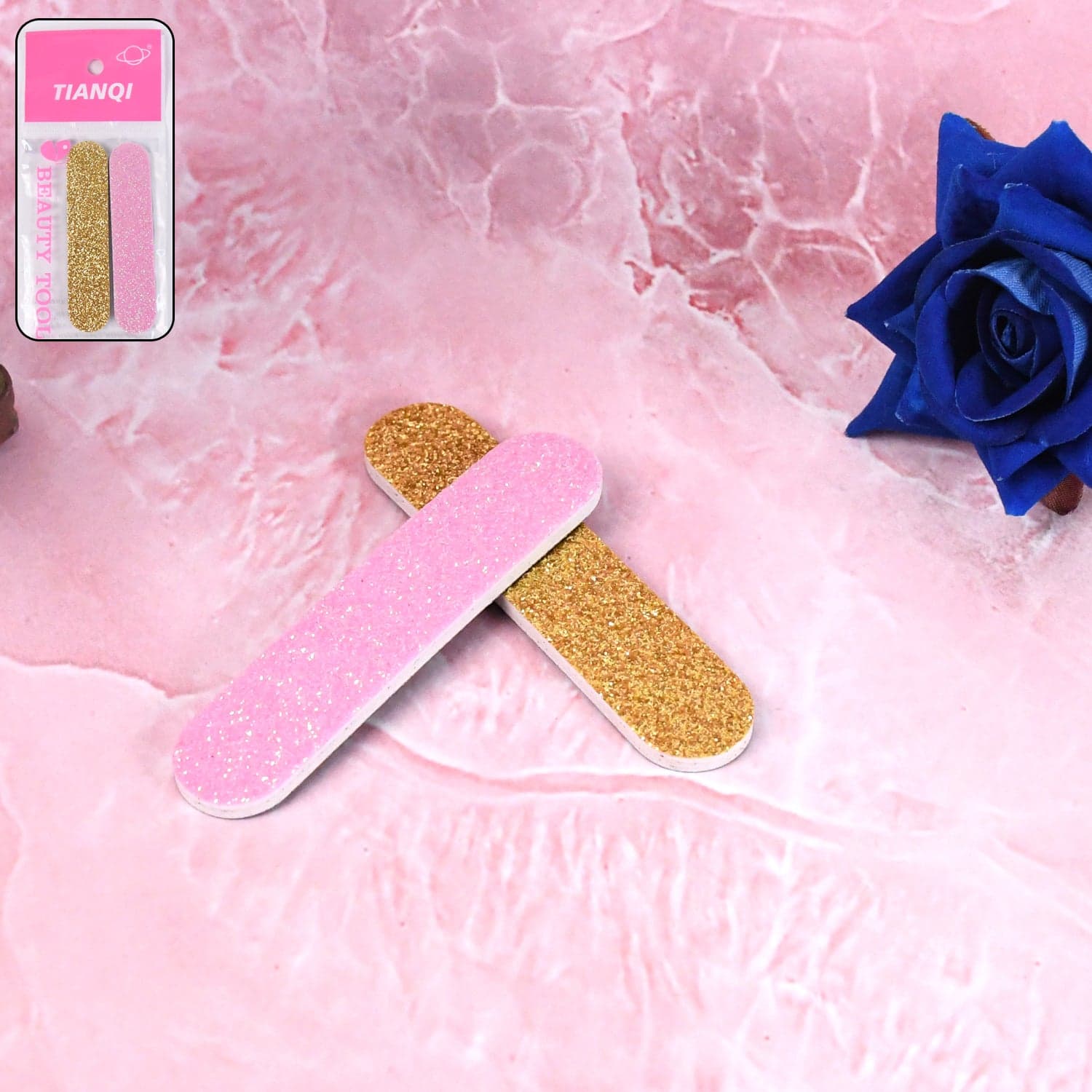 Professional Nail Filer Double Sided For Nail Shaper Nail File (9 cm / 2 Pc Set) thumbnail 1