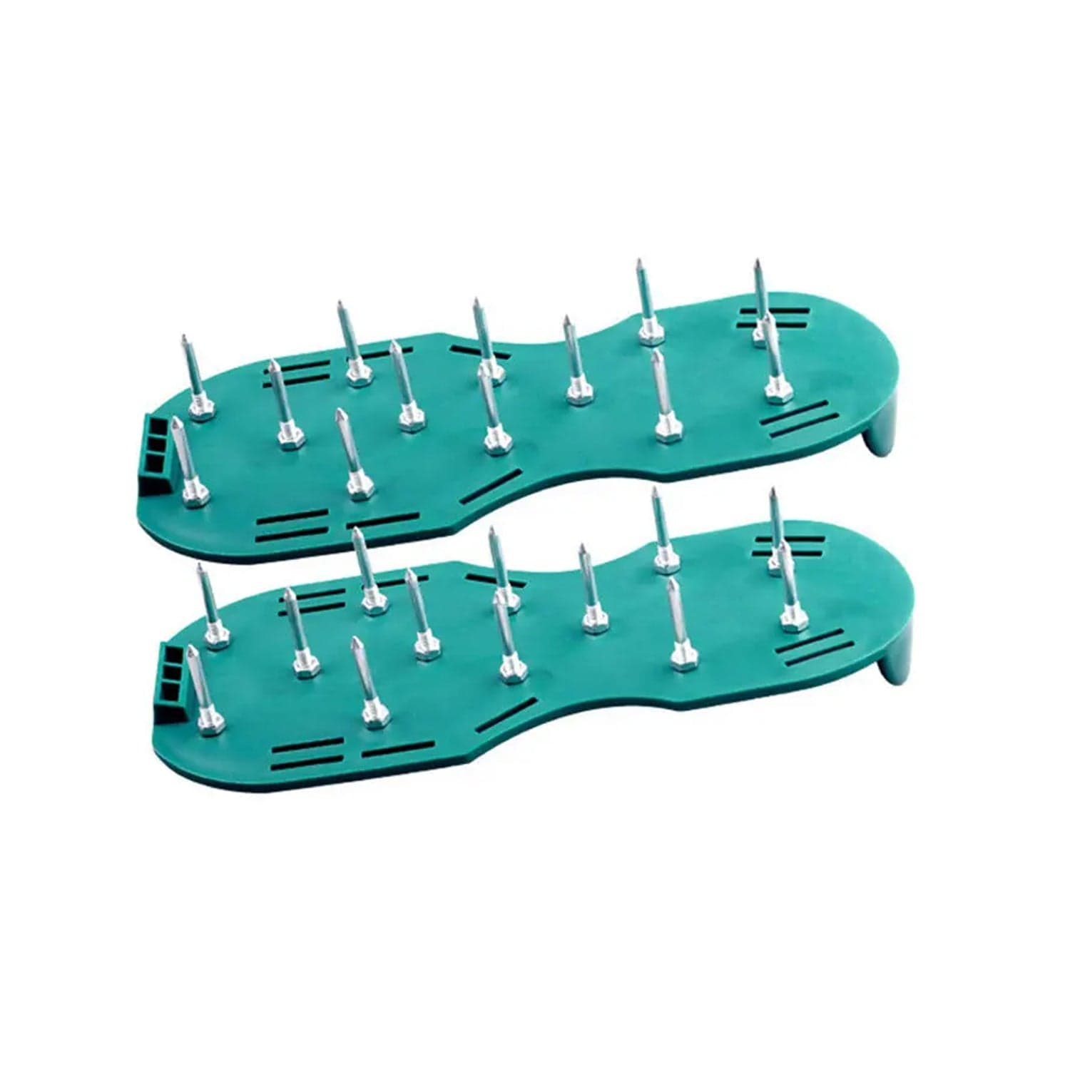 Lawn Aerator Sandals, Garden Grass Aerator Spiked Sandals Green Studded Shoes For Yard Patio Garden Excavation thumbnail 4