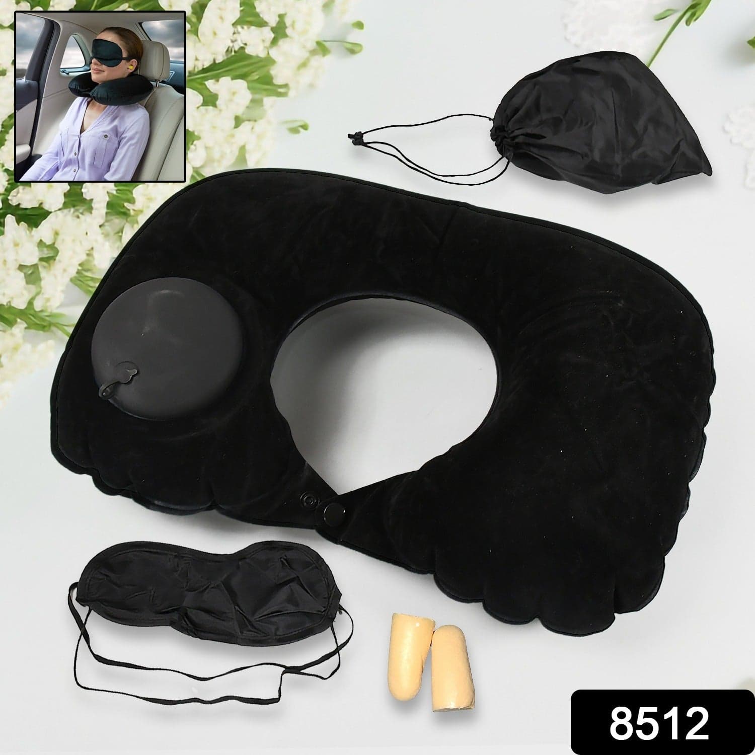 8512 3 In 1 Comfortable Travel Sleeping Kit thumbnail 2