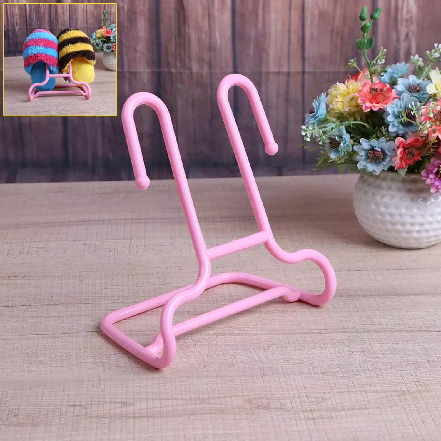 Multi-Function Shelf Drying Rack Shoe Rack Stand Hanger (1 Pc) thumbnail 1