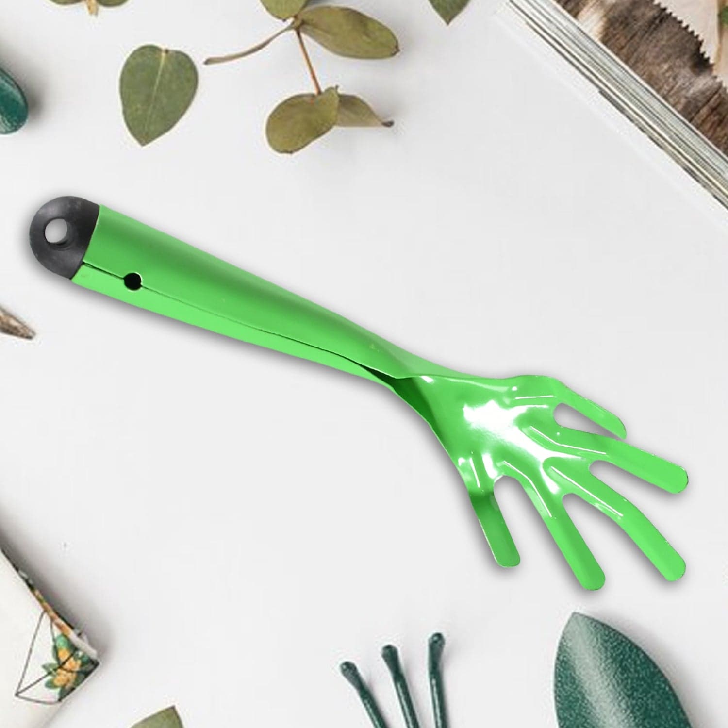 Heavy Duty Garden Tools Gardening Metal Hand Cultivator Tools For Indoor And Outdoor Gardening (1 Pc) thumbnail 4