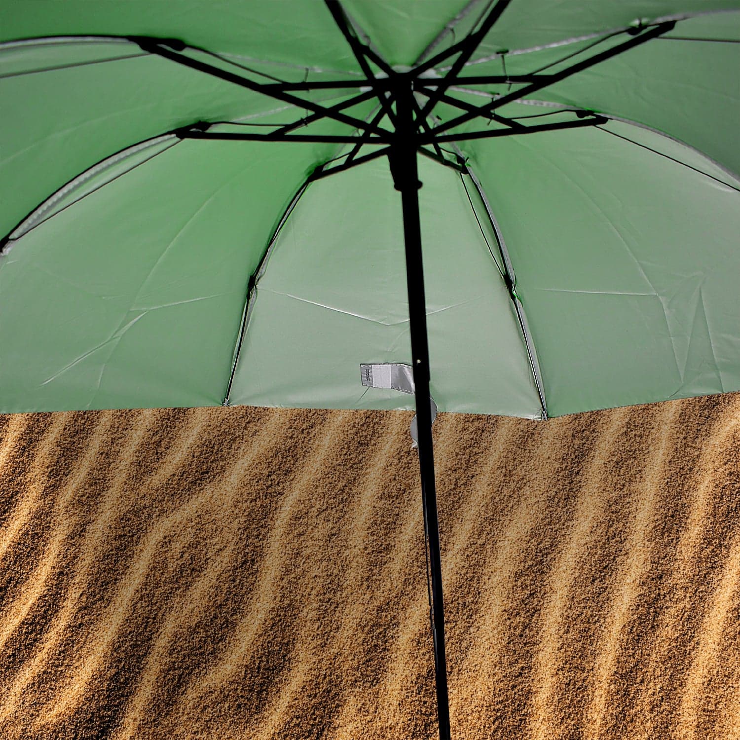 3 Fold Sun Protective Solid Foldable Outdoor Umbrella thumbnail 5