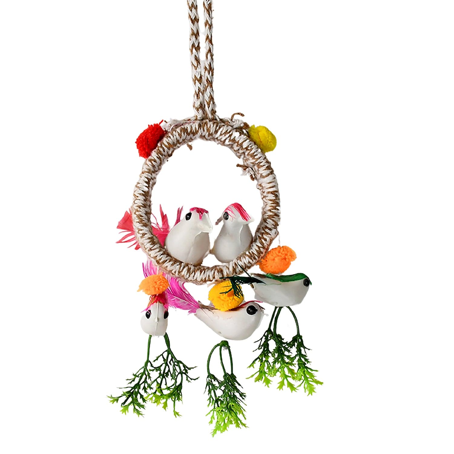 Home Decoration Bird Nest Decor Showpiece (1 Pc / Mix Color) thumbnail 5