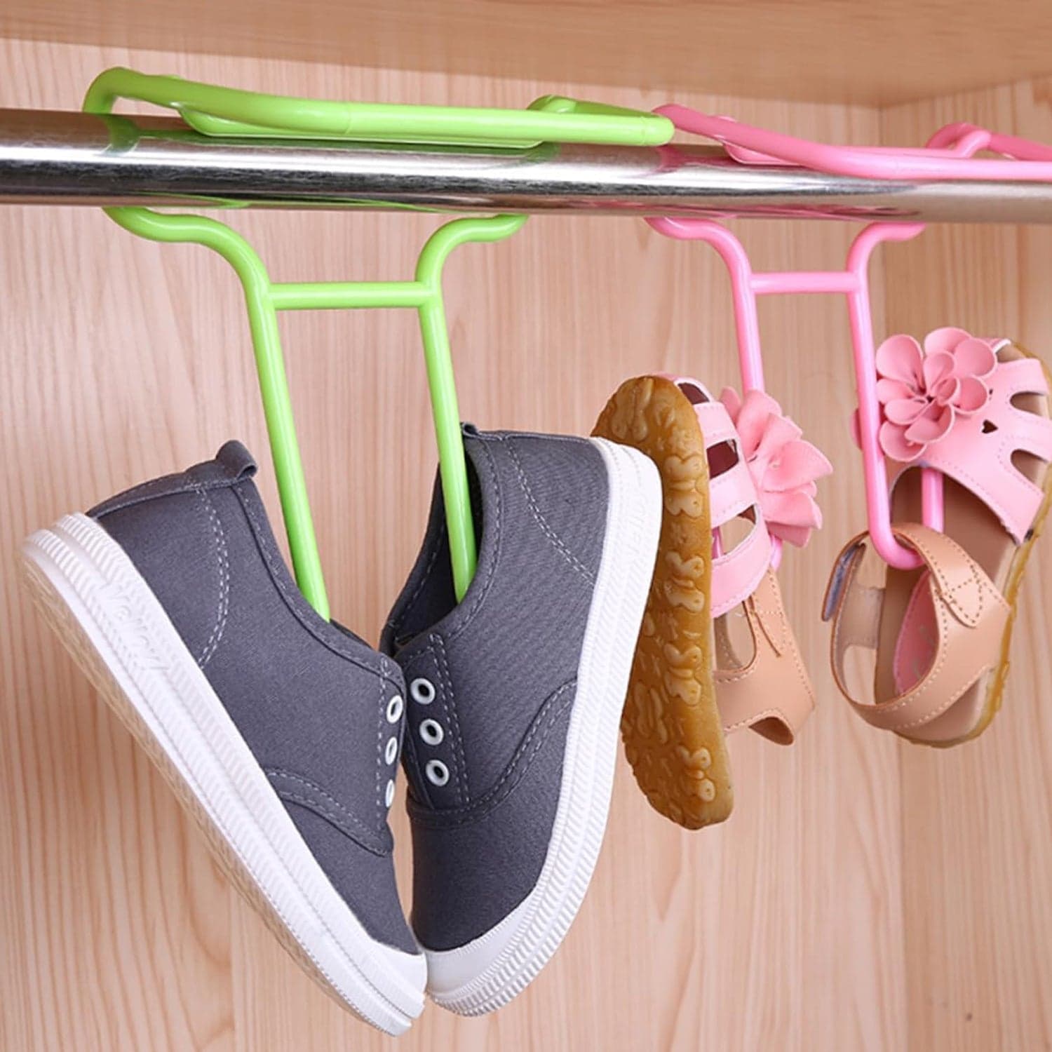 Multi-Function Drying Rack & Shoe Organizer Of Hanging Storage Shelf For Wardrobe & Closet thumbnail 1