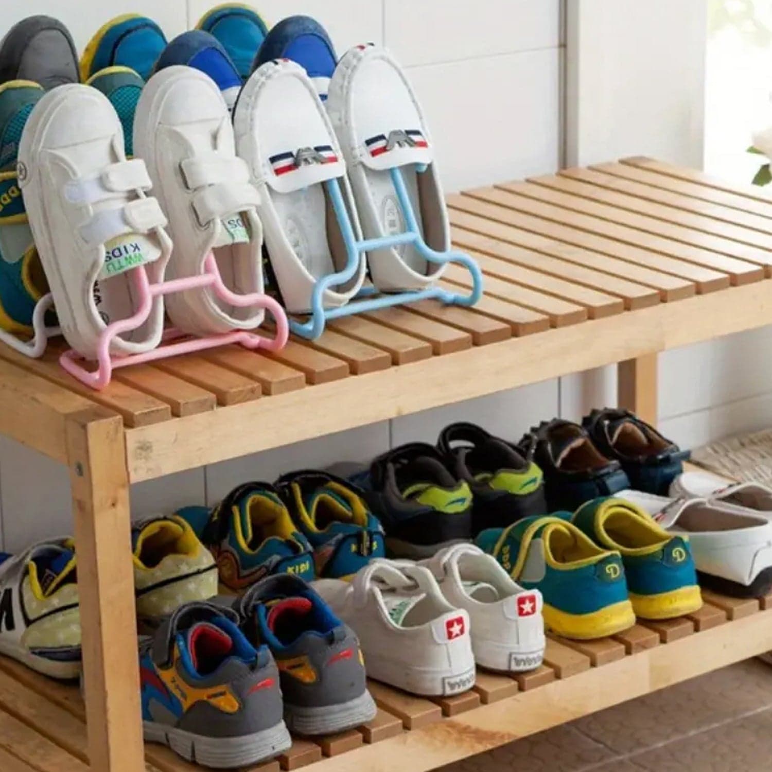 Multi-Function Drying Rack & Shoe Organizer Of Hanging Storage Shelf For Wardrobe & Closet thumbnail 7