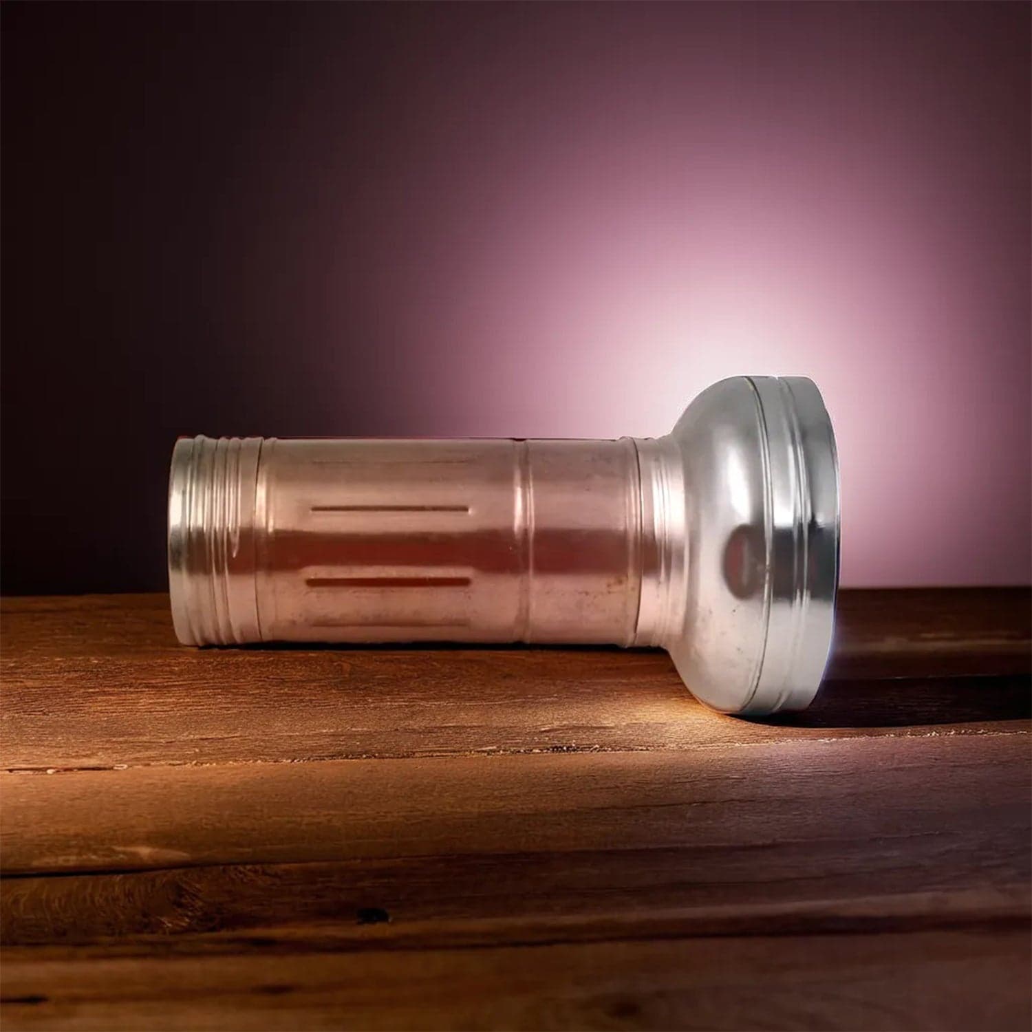 Nostalgic Flashlight,Flashlight Outdoor, Portable Nostalgic Simple Iron Outdoor Old-Fashioned Flashlight thumbnail 5